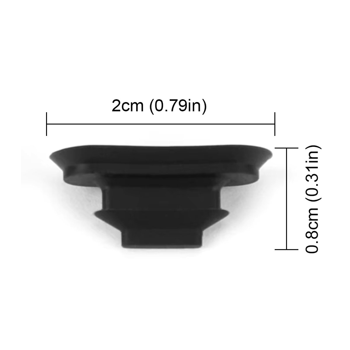 6-teiliger Ersatzstopper aus Silikon für Contigo Travel Kaffeetassen, Schwarz, auslaufsicher - Bild 4