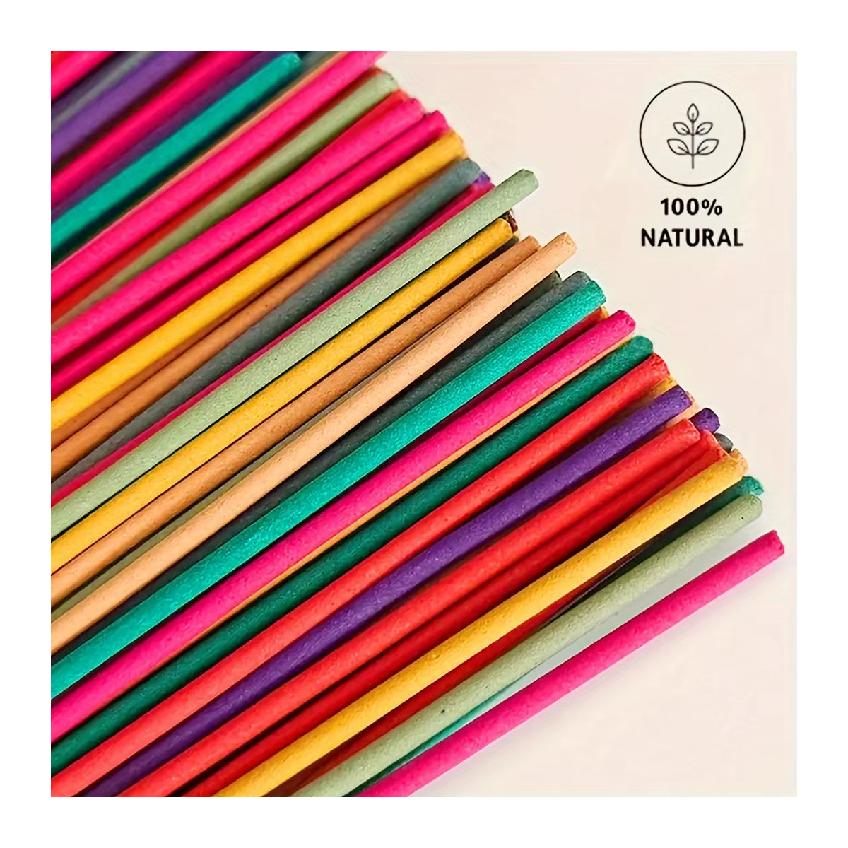 60 Premium-Aromatherapie-Sticks Set mit 6 Düften wie Drachenblut, Jasmin und Salbei in Mehrfarbig für Yoga, Meditation und Entspannung - Bild 4