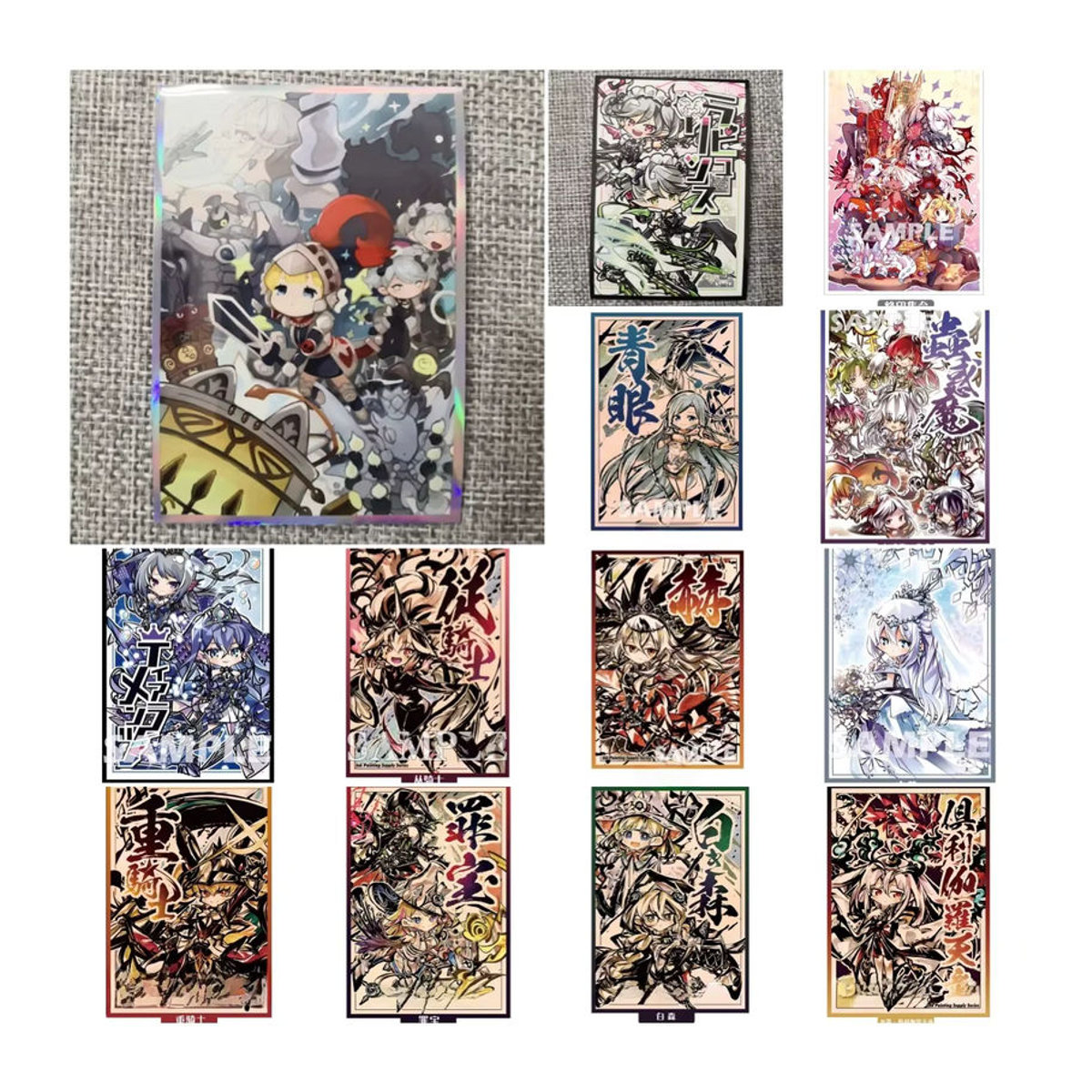60 Stück Kartenhüllen Tomoontoy Labrynth of the Silver Castle Traptrix Cartesia Anime Design für Yu-Gi-Oh!, B/H: 62 x 89 mm, mehrfarbig - Bild 5