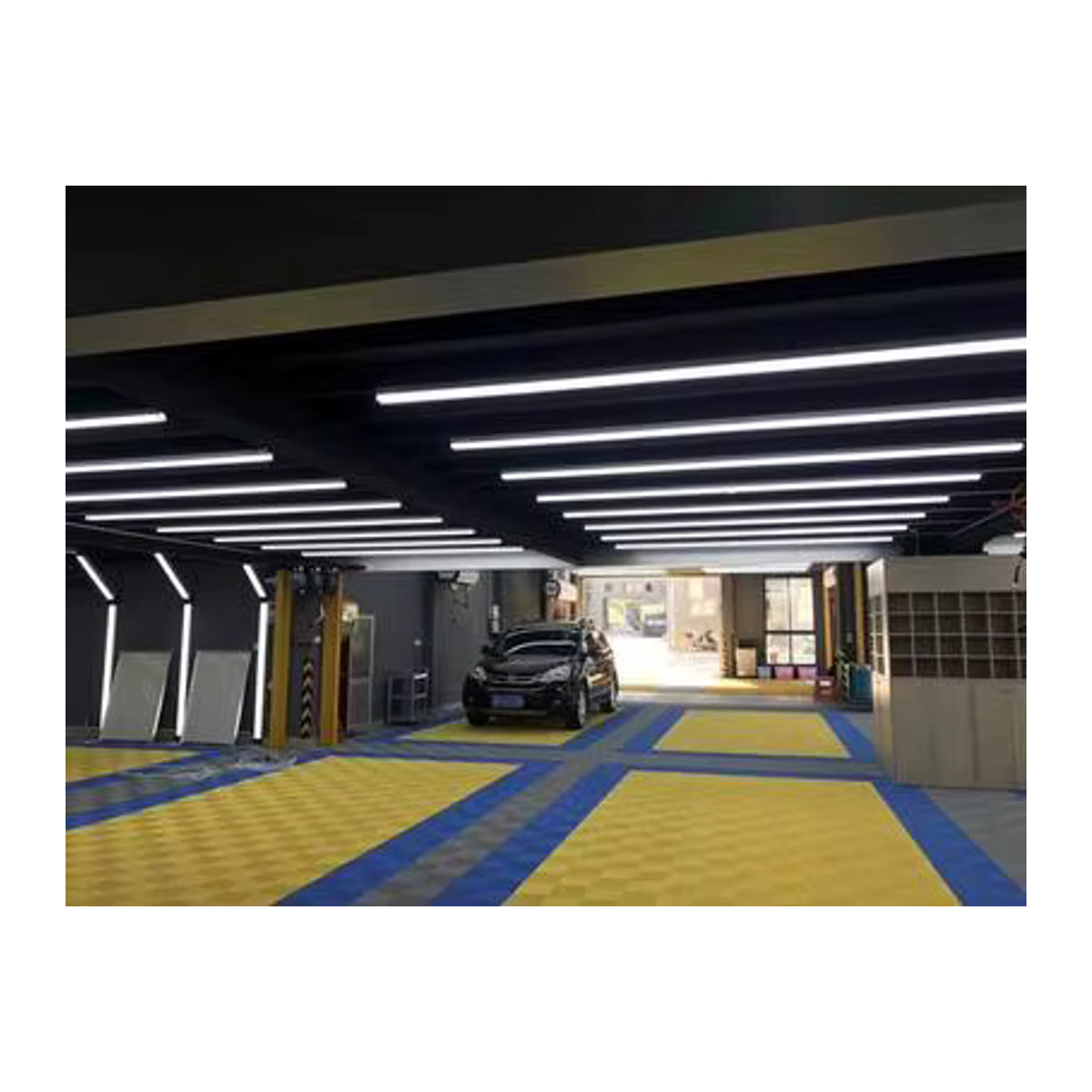 6er Set LED Wandleuchten für die professionelle Fahrzeugaufbereitung im minimalistischen Design, Farbe: Weiß, Länge: 1175 mm - Bild 4