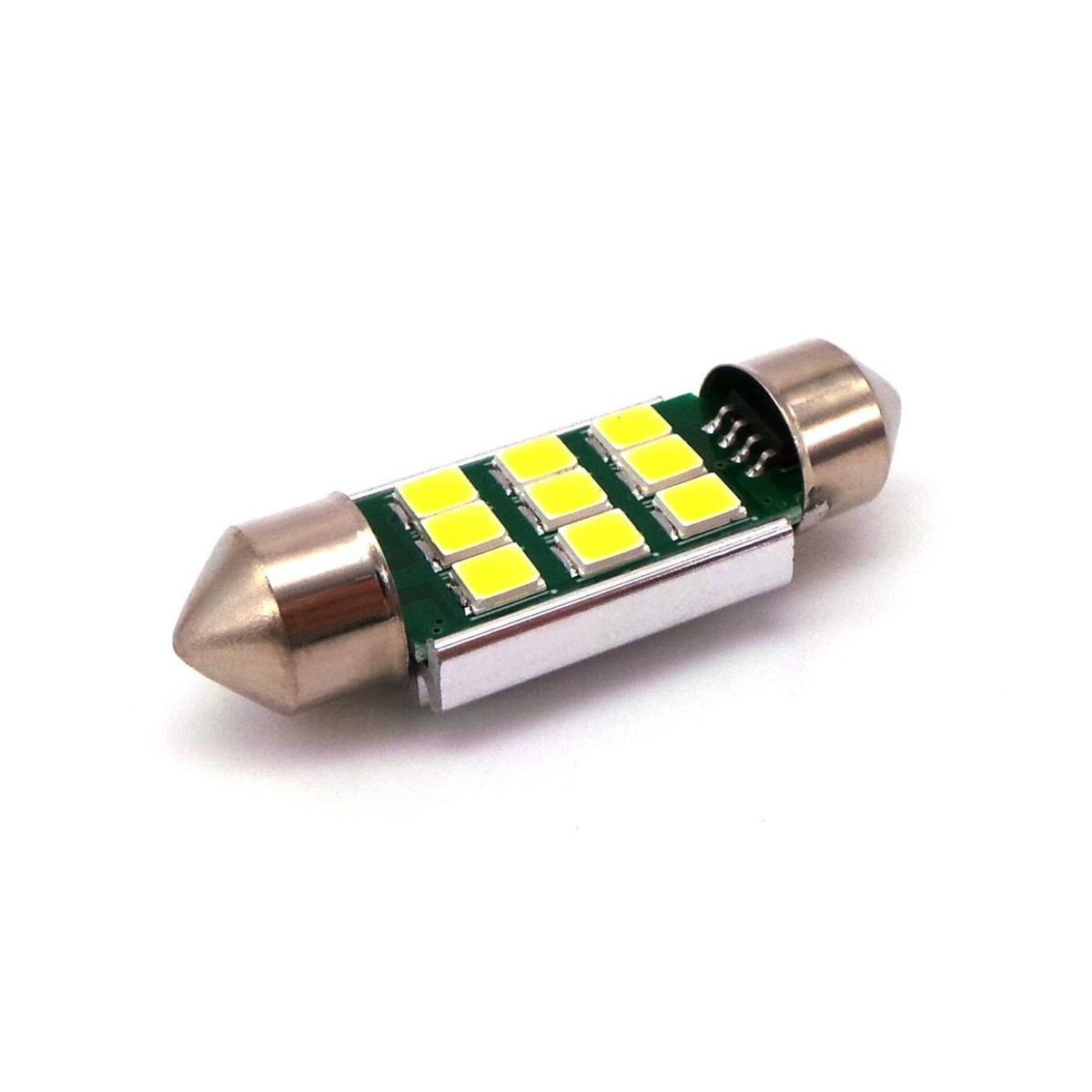 6er Set motoLEDy LED-Lampen SV8.5 12-24V CANBUS 42mm Kaltweiß für Off-Road Fahrzeuge - Bild 2