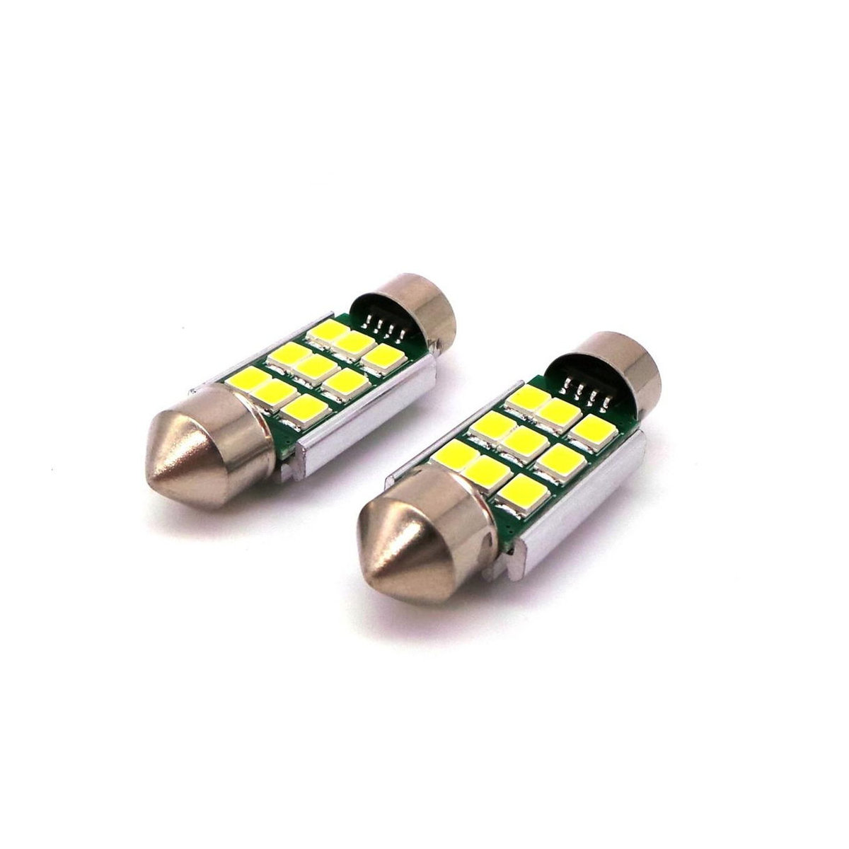 6er Set motoLEDy LED-Lampen SV8.5 12-24V CANBUS 42mm Kaltweiß für Off-Road Fahrzeuge - Bild 5