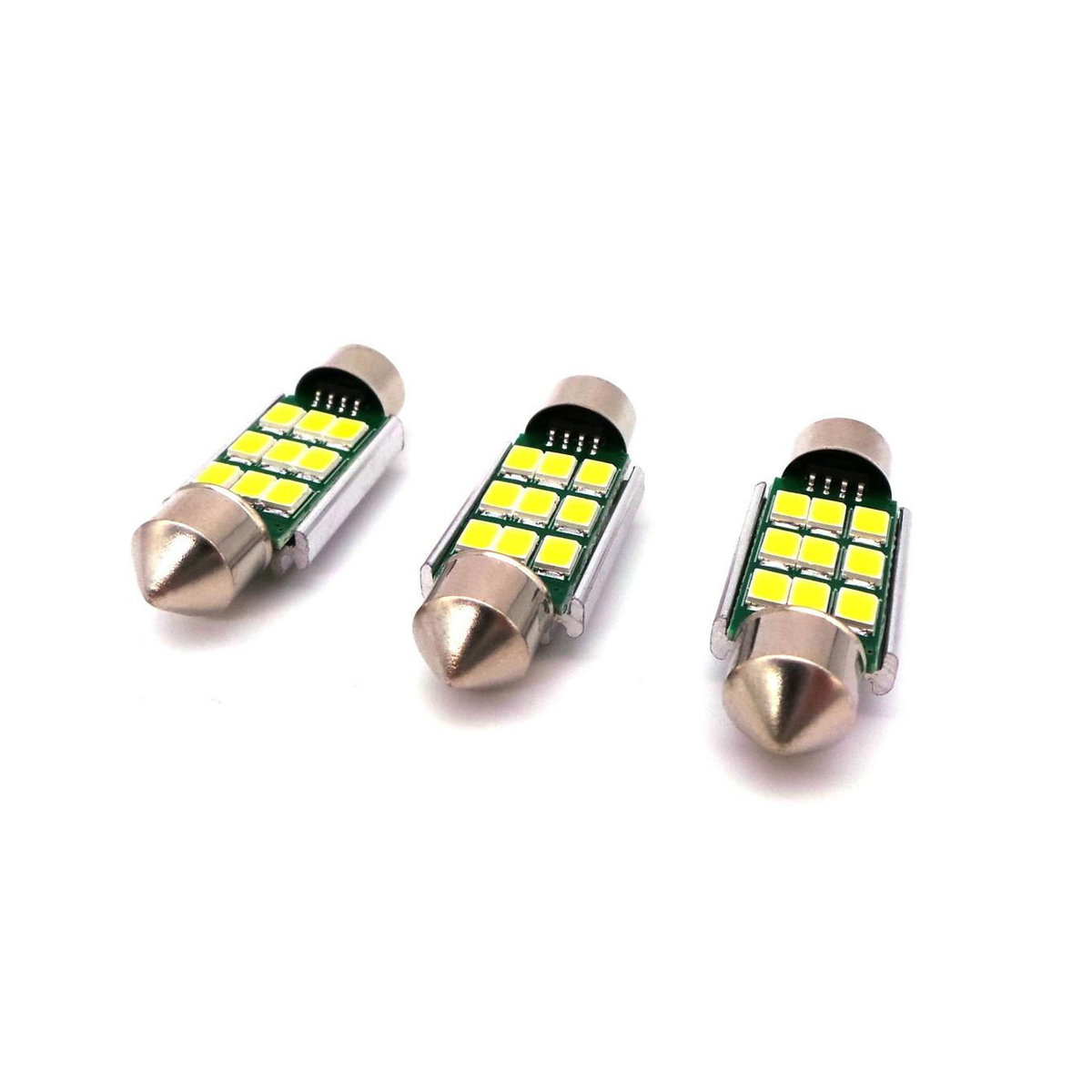 6er Set motoLEDy LED-Lampen SV8.5 12-24V CANBUS 42mm Kaltweiß für Off-Road Fahrzeuge - Bild 7