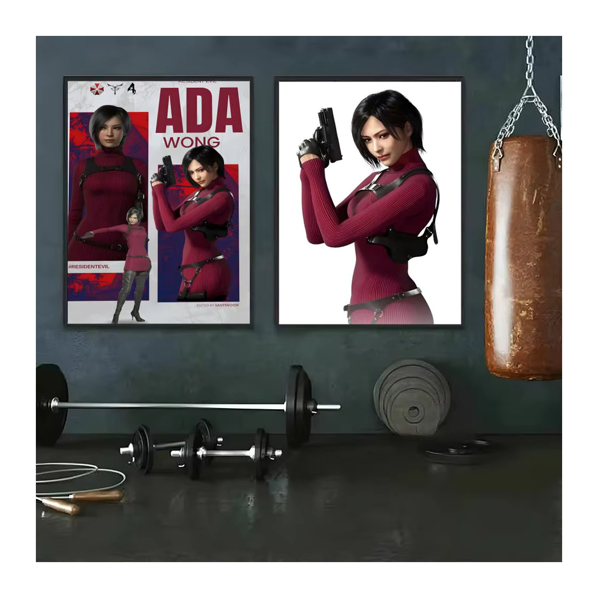 A-Ada W-Wong Poster, selbstklebender und wasserfester Kunstdruck als Wanddekoration, mehrfarbig und weiß, Rechteckig, B/H: 20 x 15 cm - Bild 3
