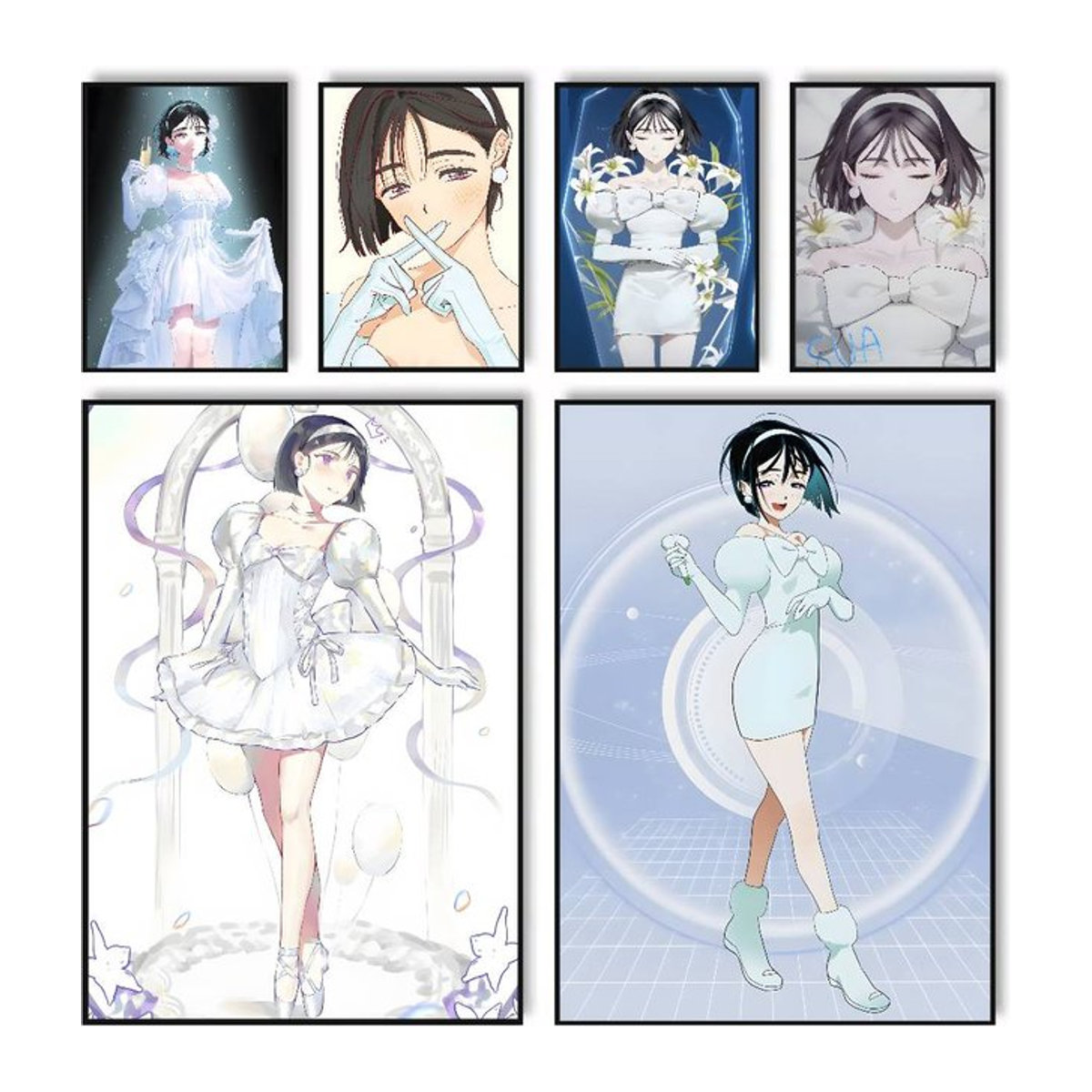 A-Alien S-Stage SUA Anime-Poster, mehrfarbig, rechteckig, wasserfest und selbstklebend zur Wandmontage - Bild 1