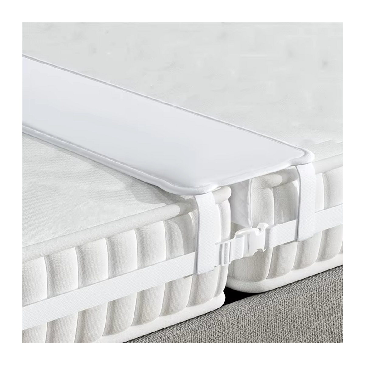A72U Extra breite Bettbrücke Twin Bed Matratzenverbinder für Stayover in Weiß, 10 Zoll - Bild 4