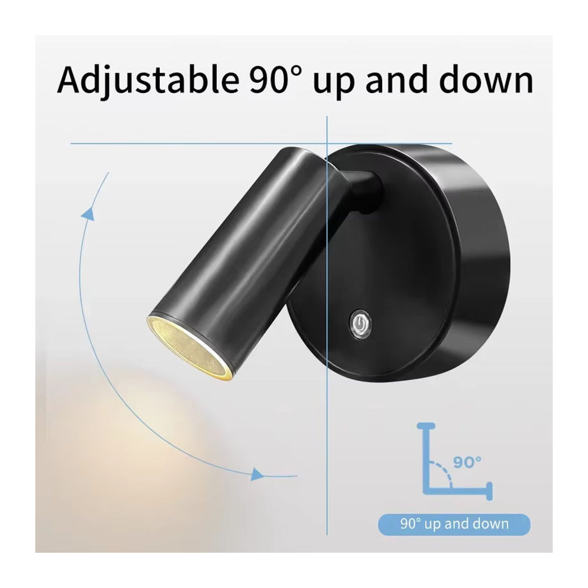 Aamasun LED Möbelbeleuchtung Weiß – Magnetischer USB wiederaufladbarer Strahler mit Touch-Sensor und Dimmfunktion - Bild 4