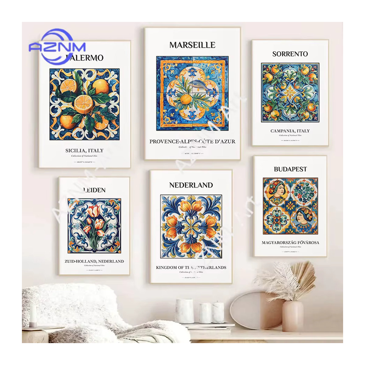 Abstraktes Leinwandgemälde von KAYOU in mehrfarbigem Design für deine Wanddekoration im Wohnzimmer - Bild 2
