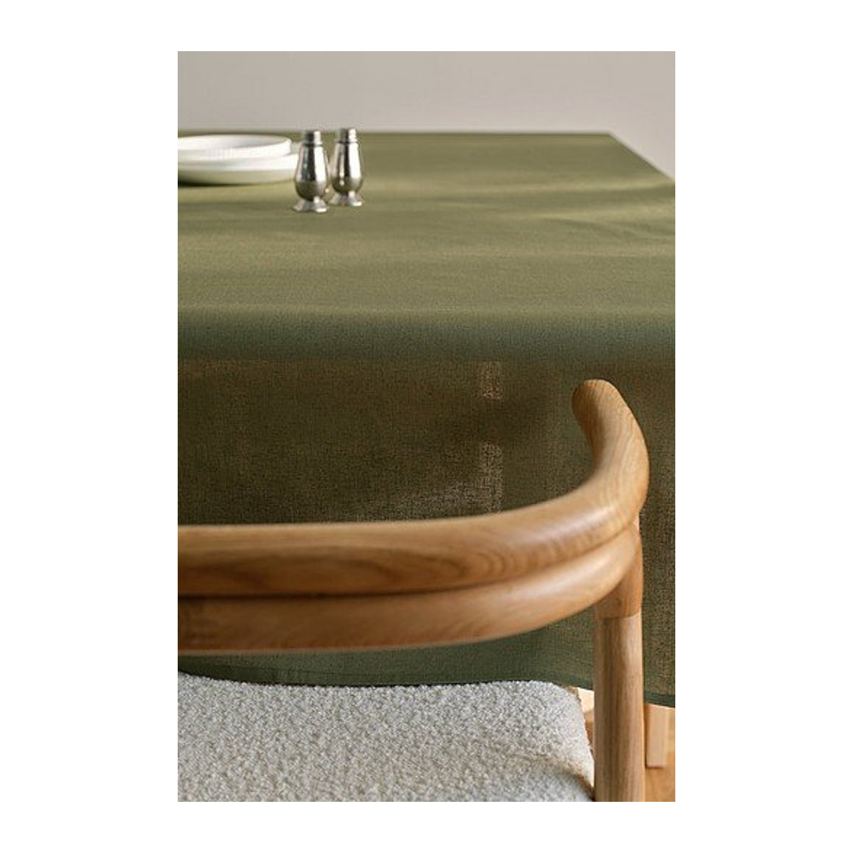 Abwischbare Tischdecke LINNIE von Jotex in Grün - Bild 1