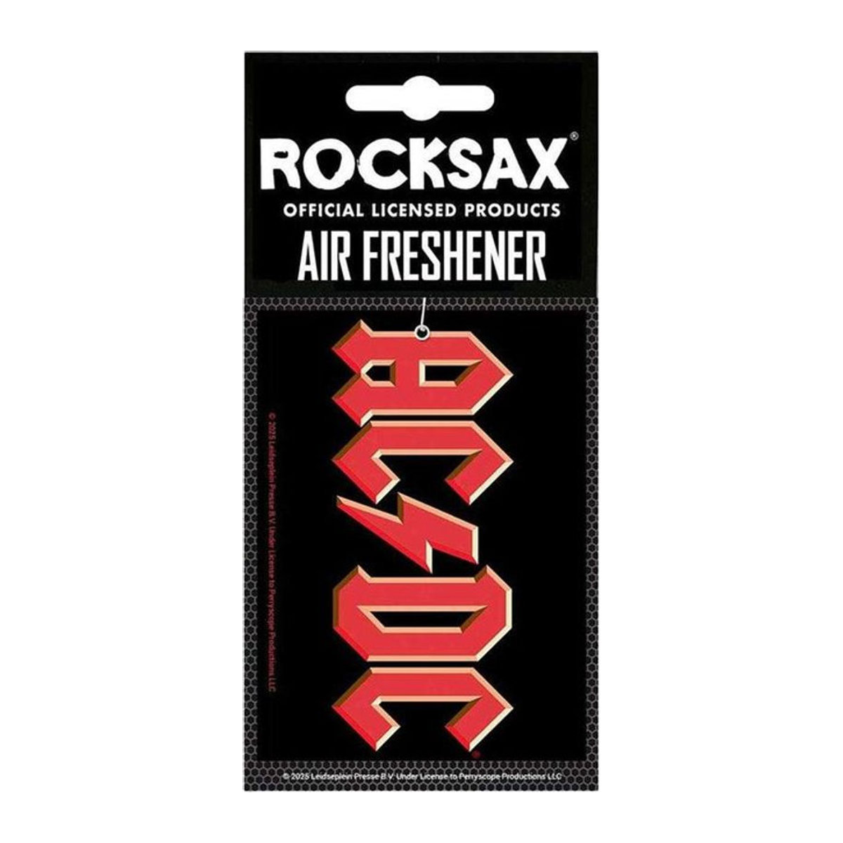 AC/DC Logo Luftfrischer mit Vanille-Duft in Rot - Bild 1