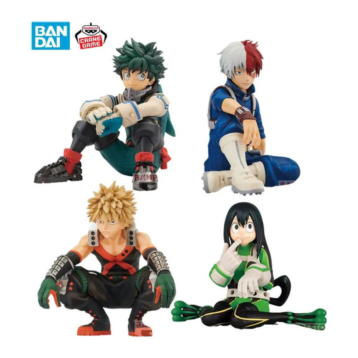 Acchion My Hero Academia Anime Figuren Midoriya Izuku, Todoroki Shouto und Bakugou Katsuki aus Kunststoff, mehrfarbig, Höhe: 11 cm - Bild 1