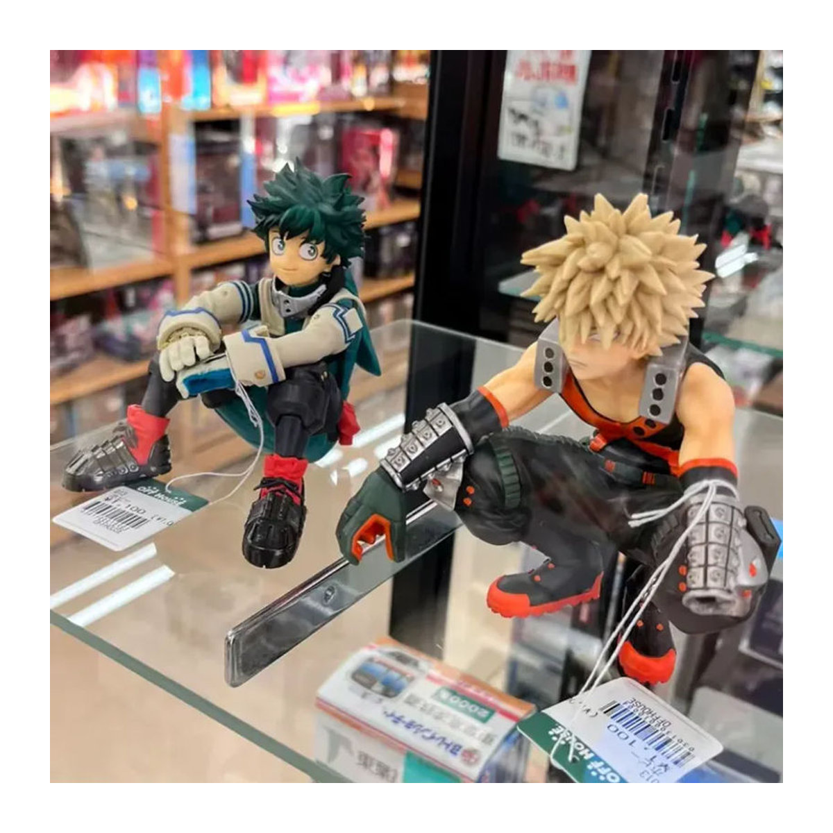 Acchion My Hero Academia Anime Figuren Midoriya Izuku, Todoroki Shouto und Bakugou Katsuki aus Kunststoff, mehrfarbig, Höhe: 11 cm - Bild 4