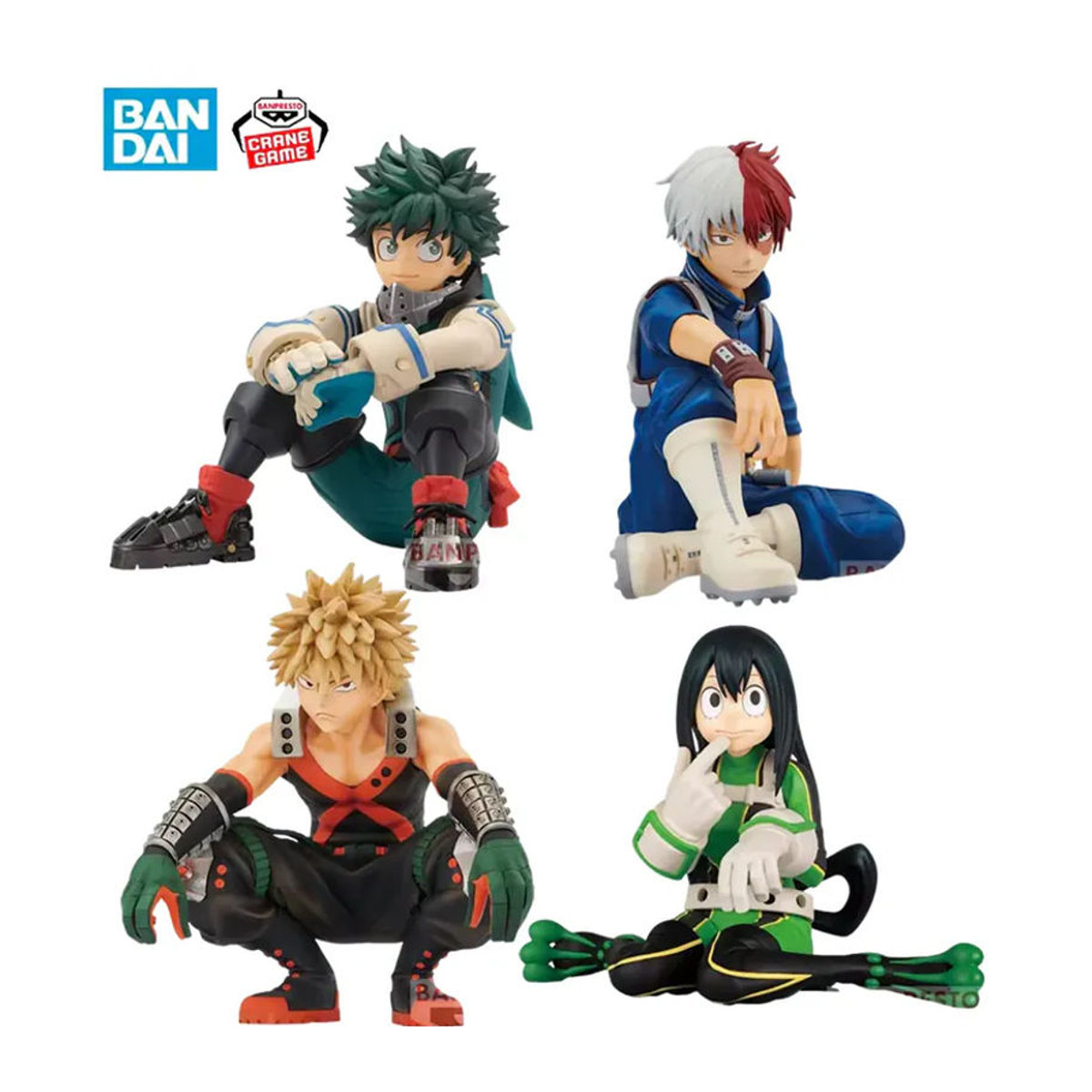 Acchion My Hero Academia Anime Figuren Midoriya Izuku, Todoroki Shouto und Bakugou Katsuki aus Kunststoff, mehrfarbig, Höhe: 11 cm - Bild 5