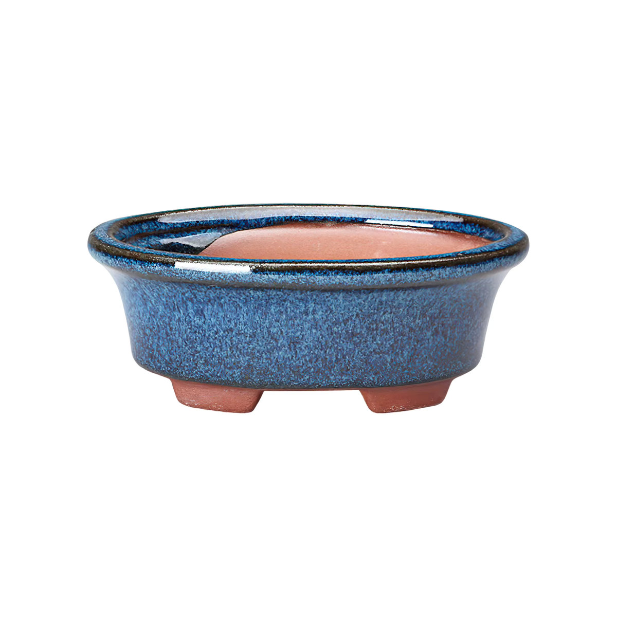 ACRDDK Keramik-Blumentopf in Blau mit orientalischem Design und Ablaufloch für Sukkulenten und Orchideen - Bild 7