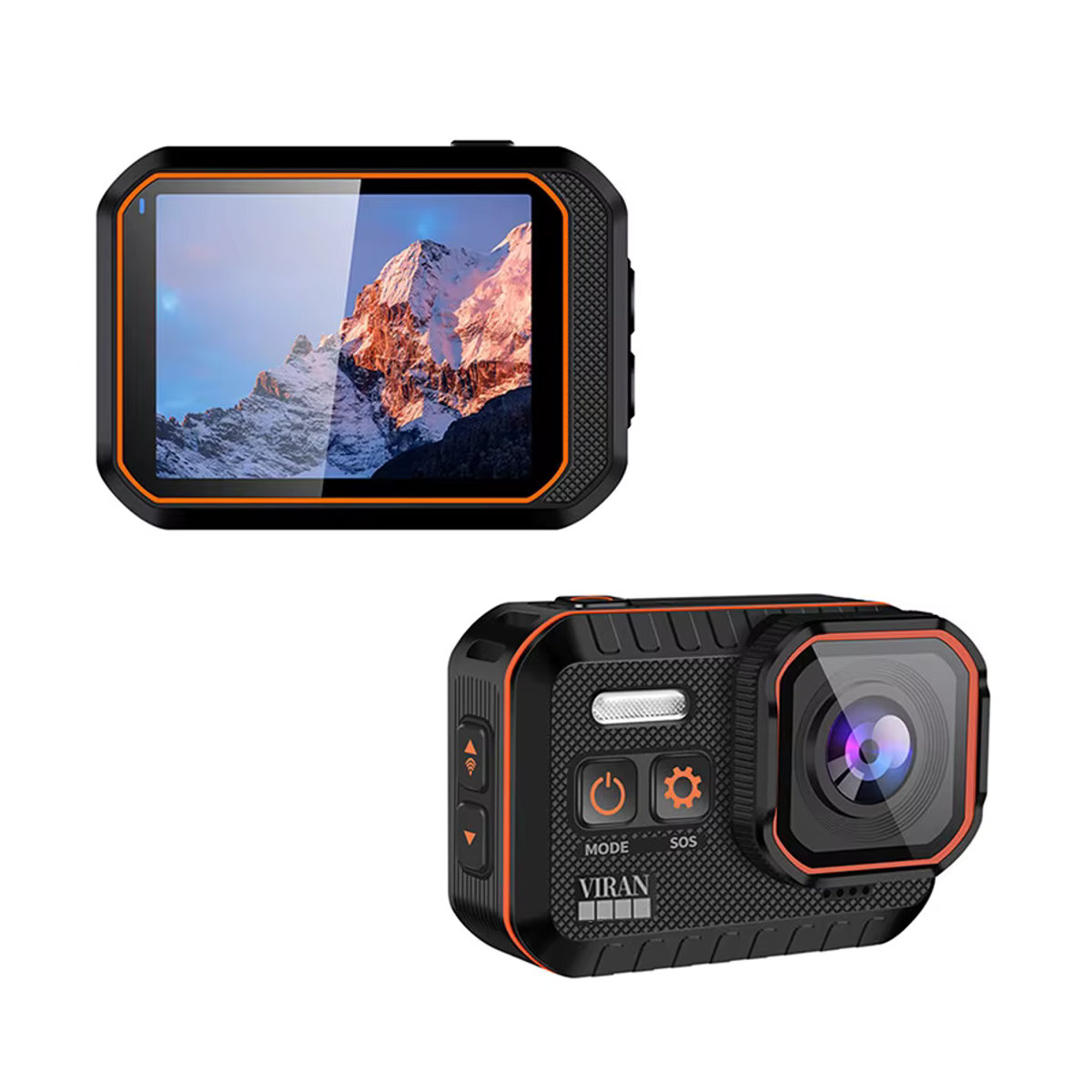 ActiSafety 4K HD Action Kamera mit Fernbedienung und Display in Schwarz - Bild 5