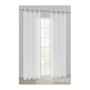 ACUS design collection Ösenvorhang Spider weiß B: 140 cm, L: 245 cm