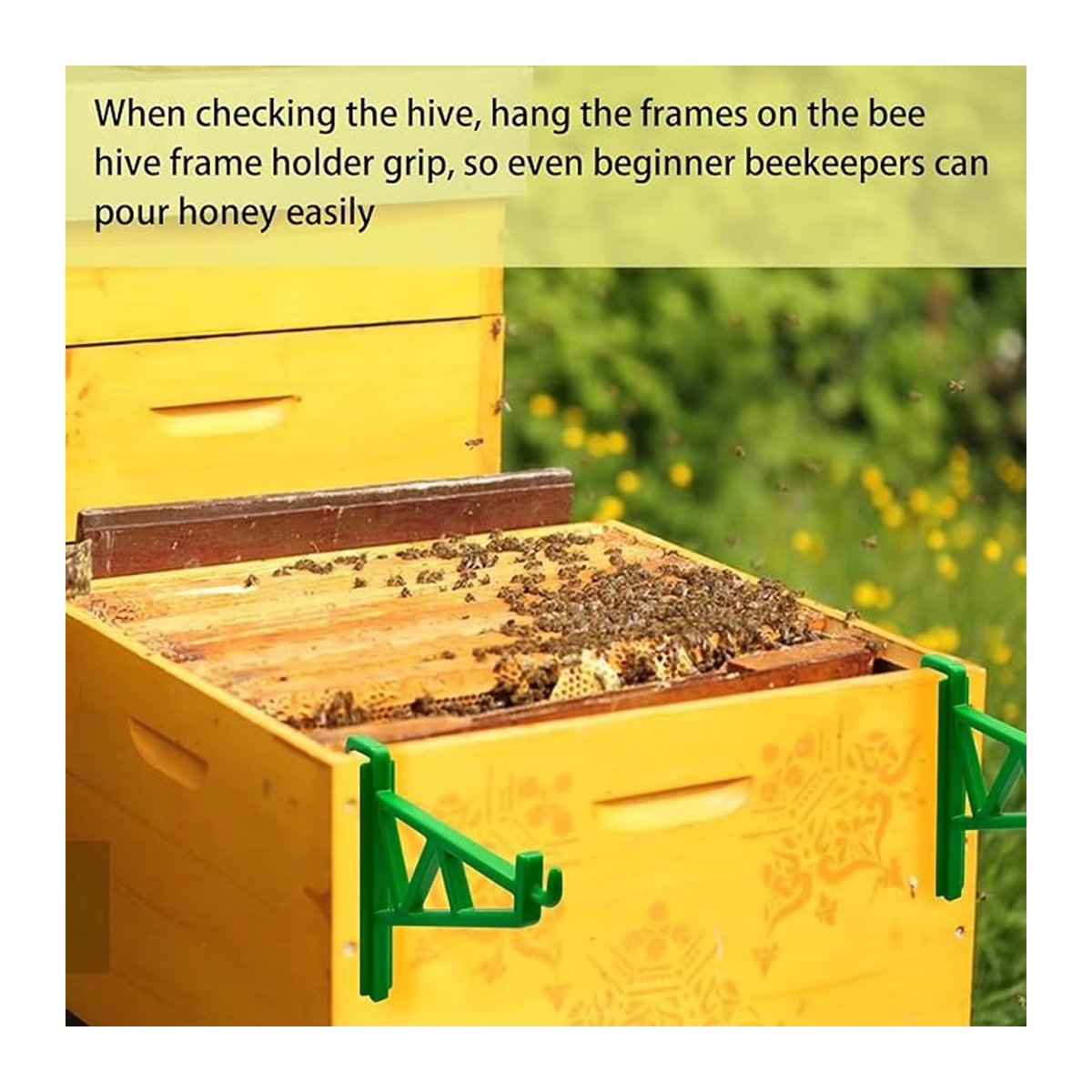 Adhere To Fly 2er-Set Beehive Rahmenhalter aus Kunststoff für die Bienenzucht - Bild 5