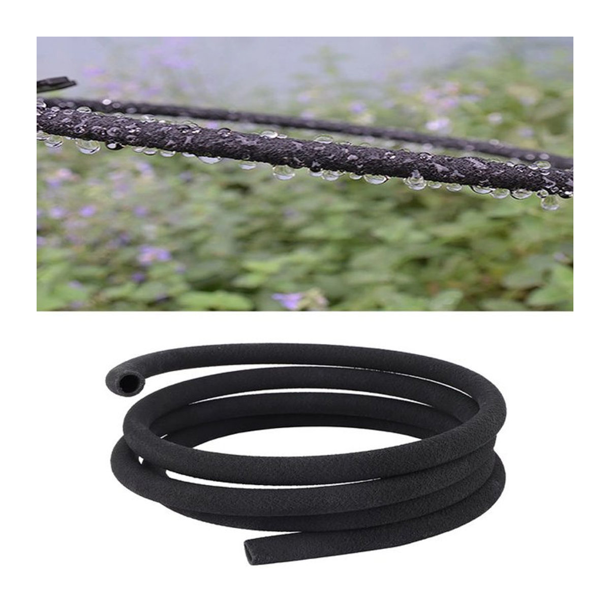 Adhere To Fly Mikro-Tropf-Bewässerungsschlauch 10m für Obstbäume und Haushalt, 4/9mm und 12/16mm, langlebiges Anti-Aging-Material - Bild 1