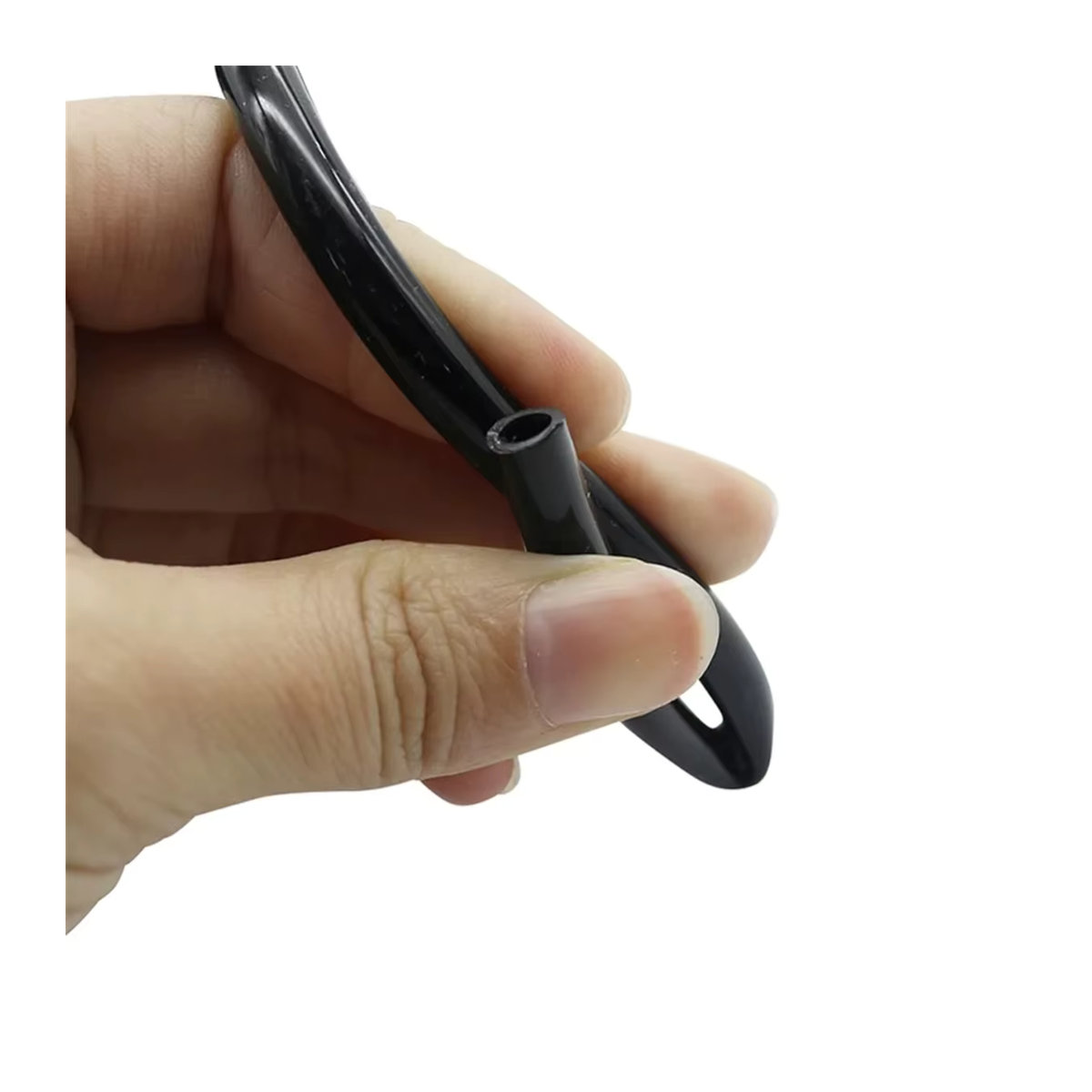 Adhere To Fly PVC-Wasserschlauch für Mikro-Tropfbewässerung und Gewächshaus, 4/7 mm, Schwarz/Braun - Bild 1