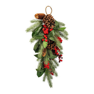 Advents-Deko 2 in 1 von viva domo als hängende Weihnachtsdekoration in Rot, Grün und Mehrfarbig