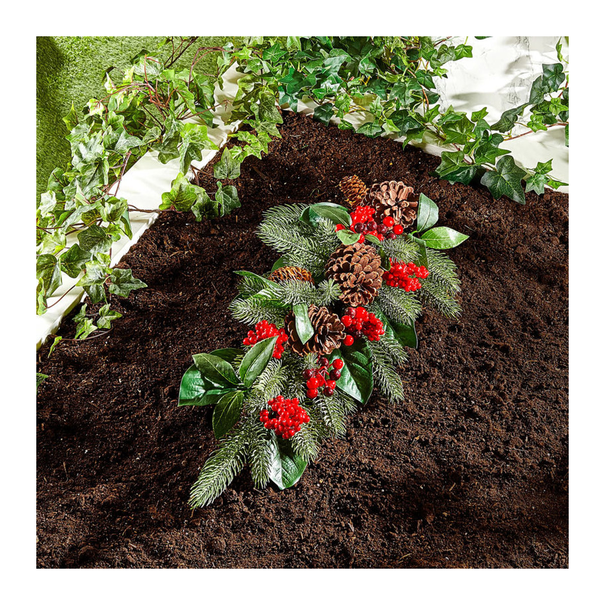 Advents-Deko 2 in 1 von viva domo als hängende Weihnachtsdekoration in Rot, Grün und Mehrfarbig - Bild 3