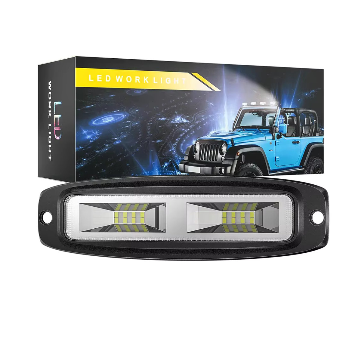 ADVENTURE KAILIN LED Arbeitsleuchte für Geländefahrzeuge mit 48 W und 16 LED-Highlights aus Aluminium - Bild 5