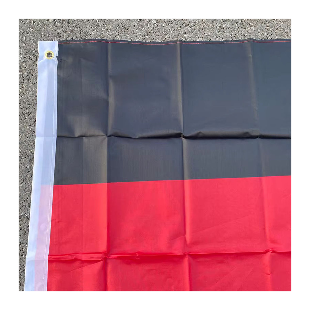 Aerlxemrbrae Deutschland Flagge hängend aus Polyester, Schwarz Rot Gelb, B: 150 cm, H: 90 cm - Bild 4