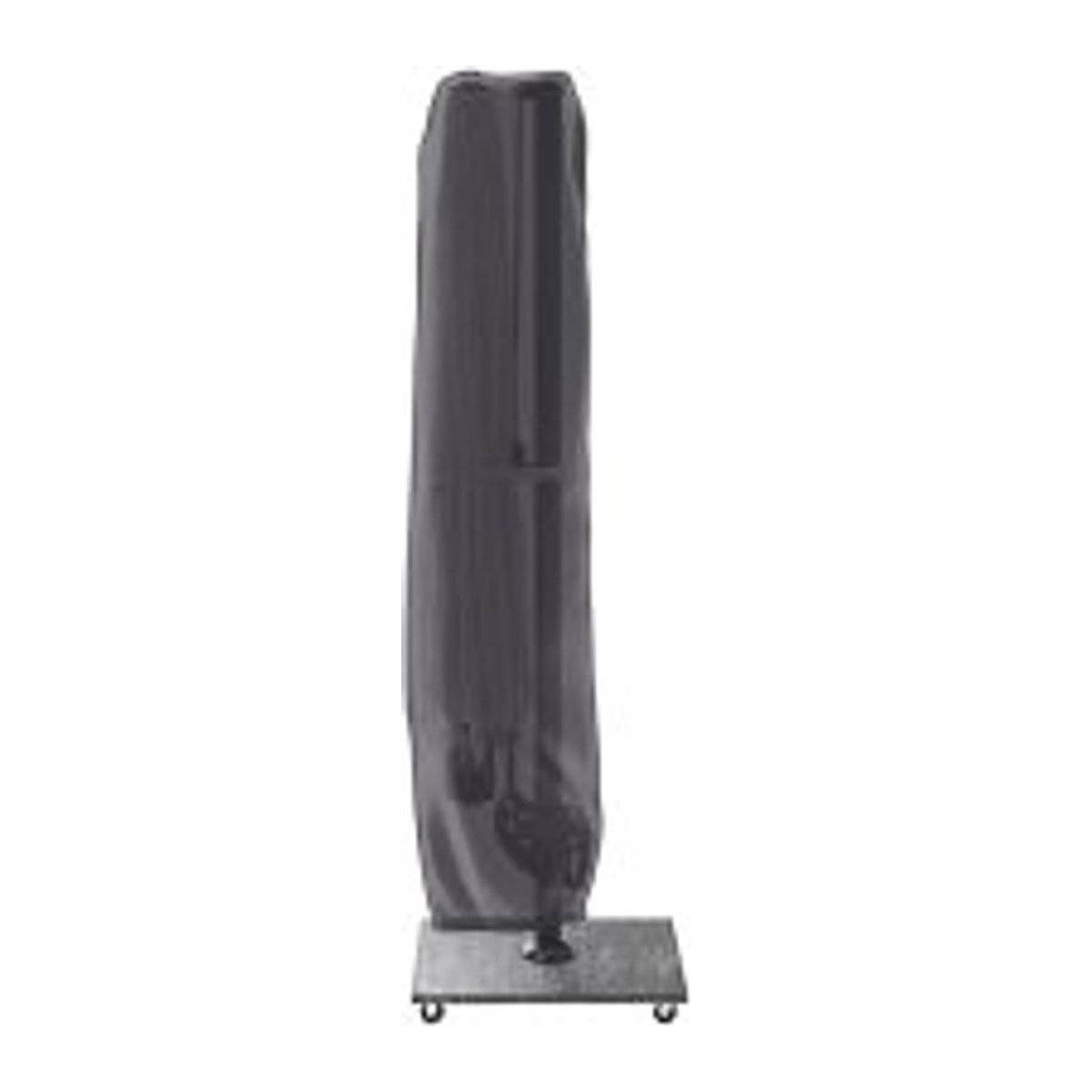 AeroCover Atmungsaktive Schutzhülle für Ampelschirme aus Polyester, Grau, Durchmesser: 3,5 m, Höhe: 250 cm, Breite: 55-60 cm - Bild 1