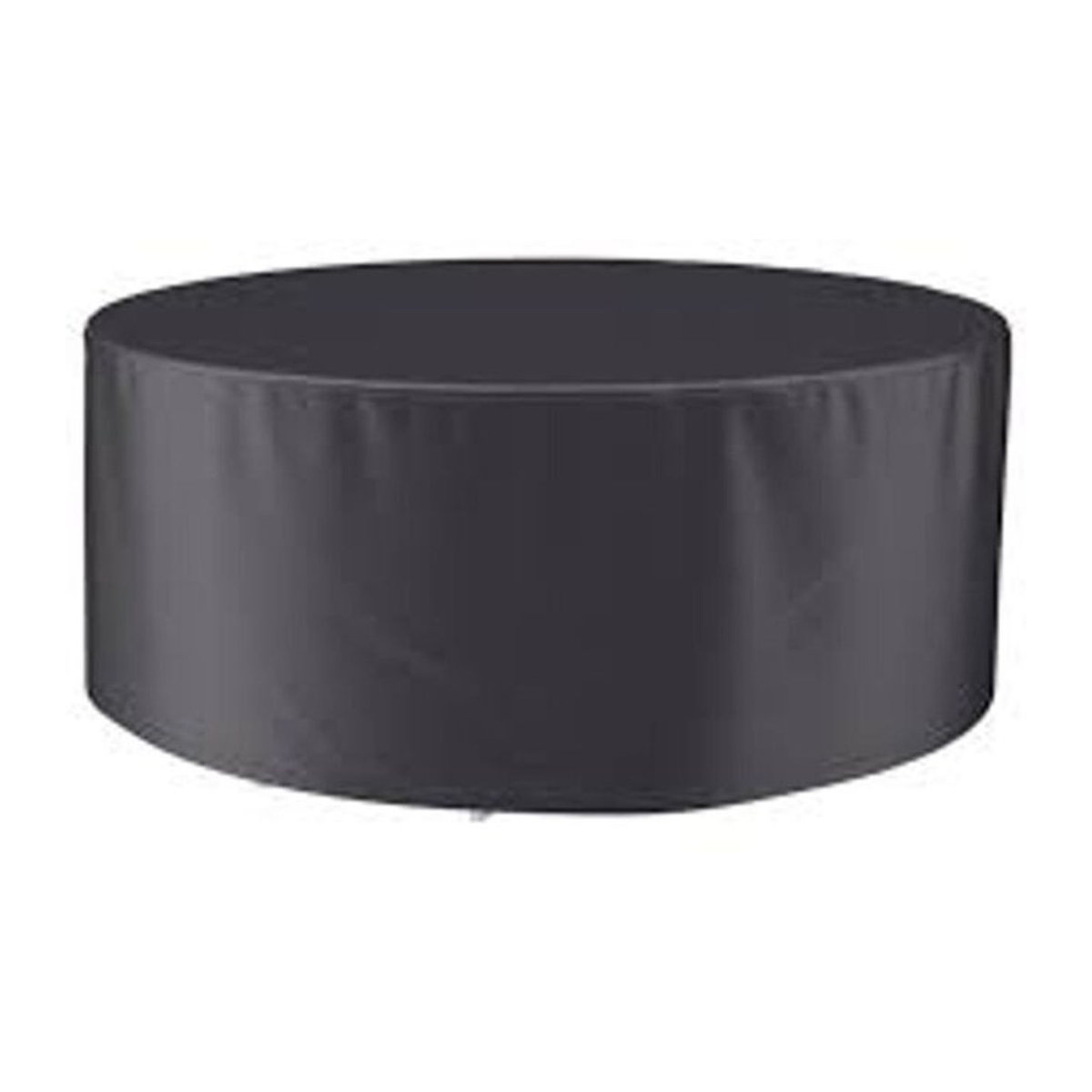 AeroCover Atmungsaktive Schutzhülle für runde Sitzgruppen in Anthrazit, Durchmesser: 200 cm, Höhe: 85 cm - Bild 1
