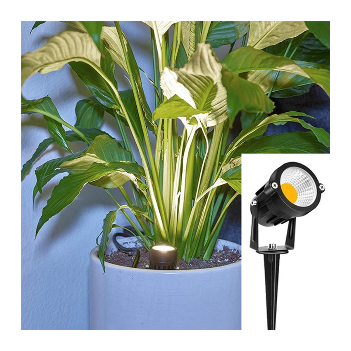 Aesyzo Vollspektrum-LED-Pflanzenwachstumslicht Phytolampe für Gartenpflanzen, Blumensämlinge und Hydrokultur - Bild 1