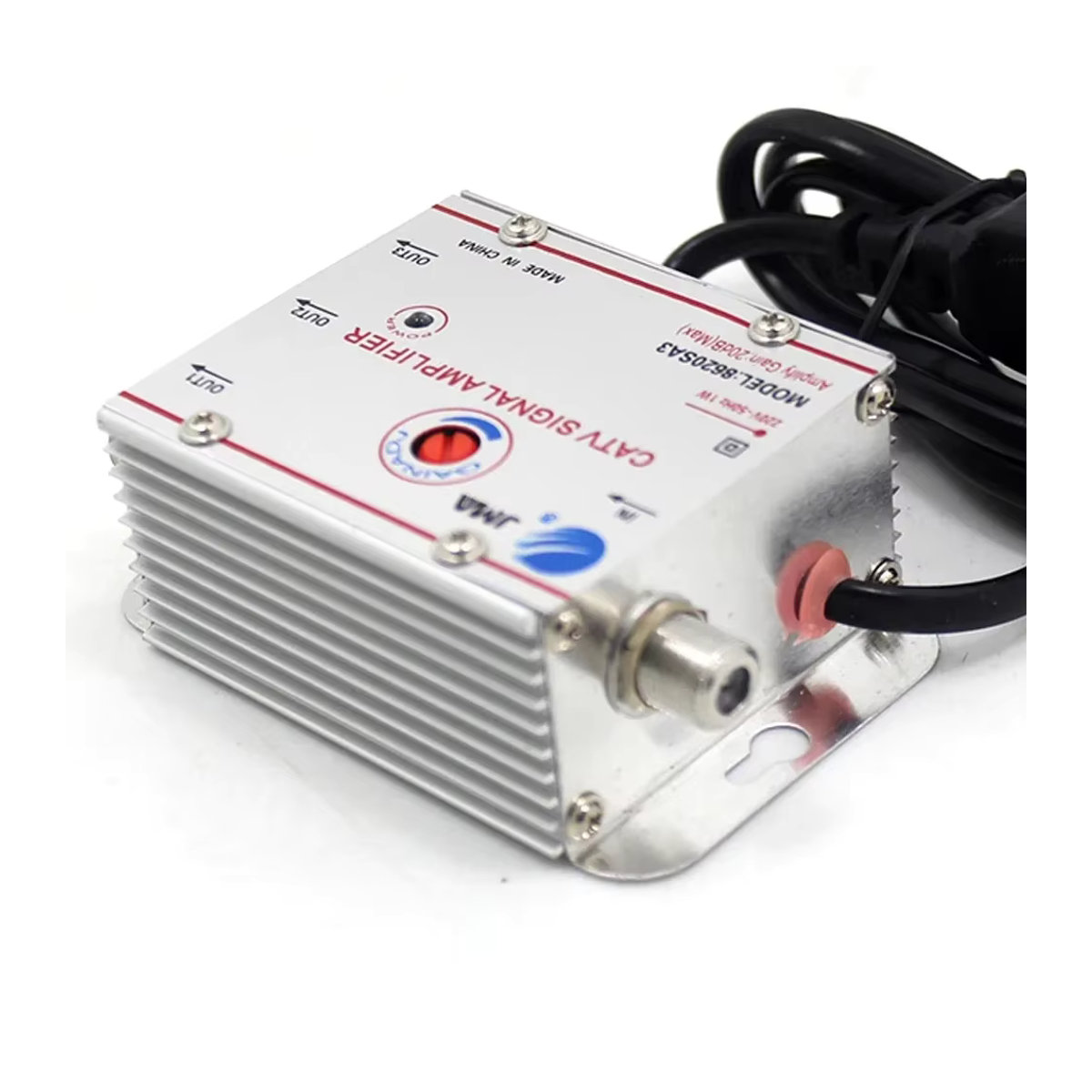 AEVYVKV Kabel TV Splitter Verstärker 20dB Digital TV Antenne Signal Booster in Silber - Bild 2