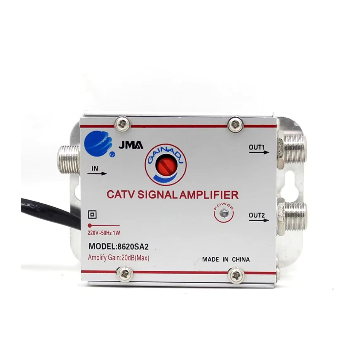 AEVYVKV Kabel TV Splitter Verstärker 20dB Digital TV Antenne Signal Booster in Silber - Bild 4