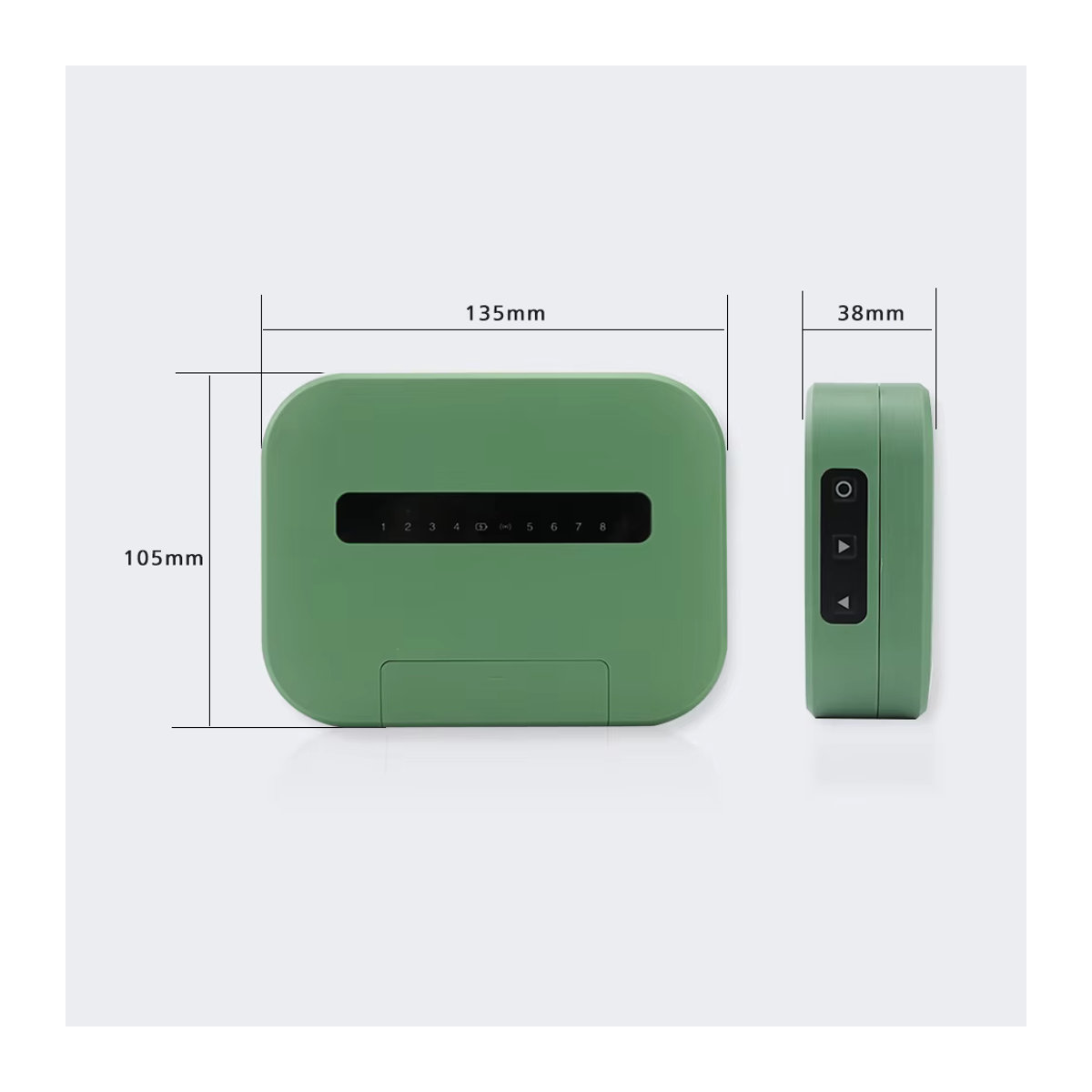 AICANTEK Smart Gartenbewässerungstimer mit 6 Stationen, Wifi Tuya und Smartlife App-Steuerung, 8 Zonen Sprinkler- und Tropfbewässerungssteuerung, Grün - Bild 4