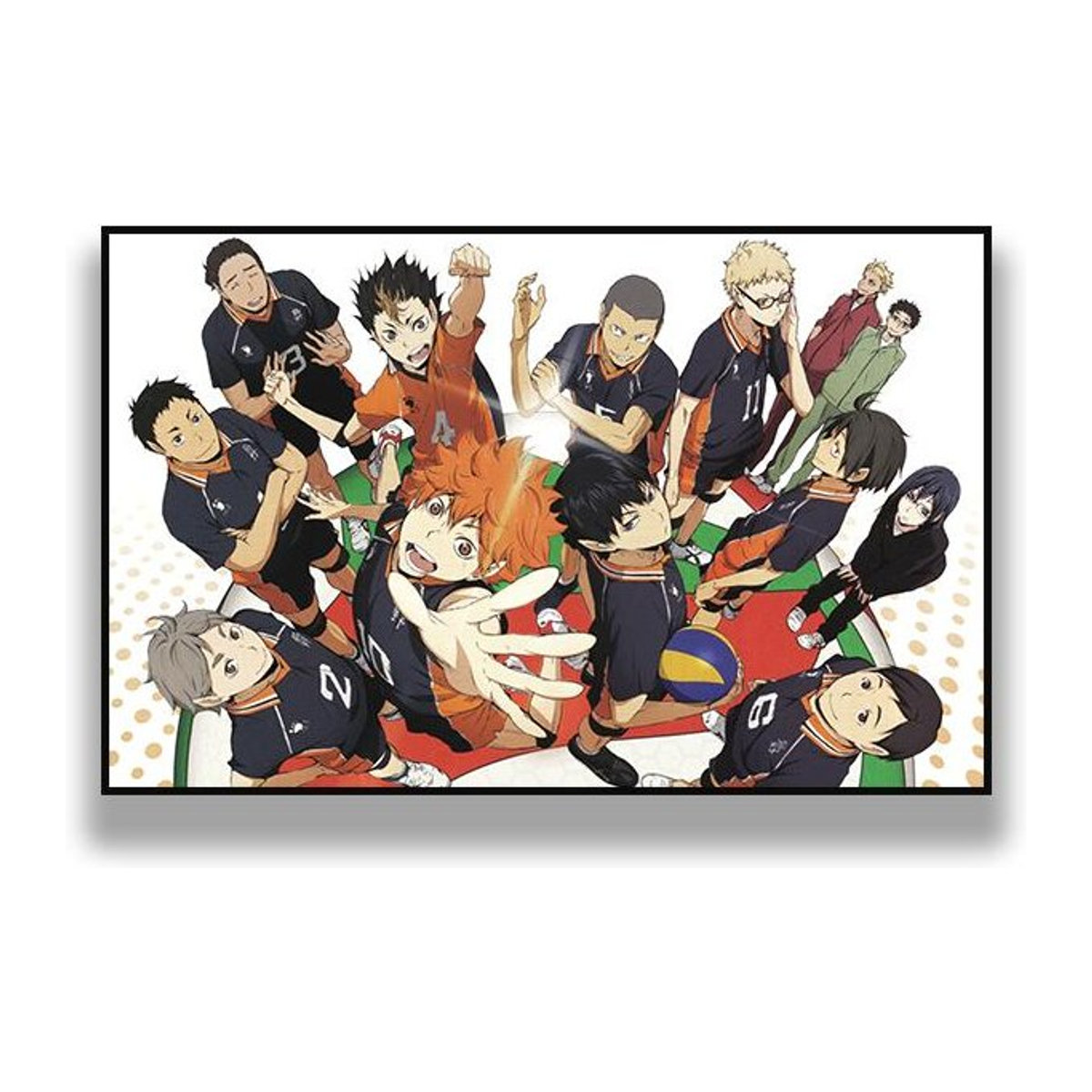 Aidegou5 Haikyuu Anime Leinwandposter für deine Wanddekoration, mehrfarbig, Breite: 60 cm, Höhe: 90 cm - Bild 1