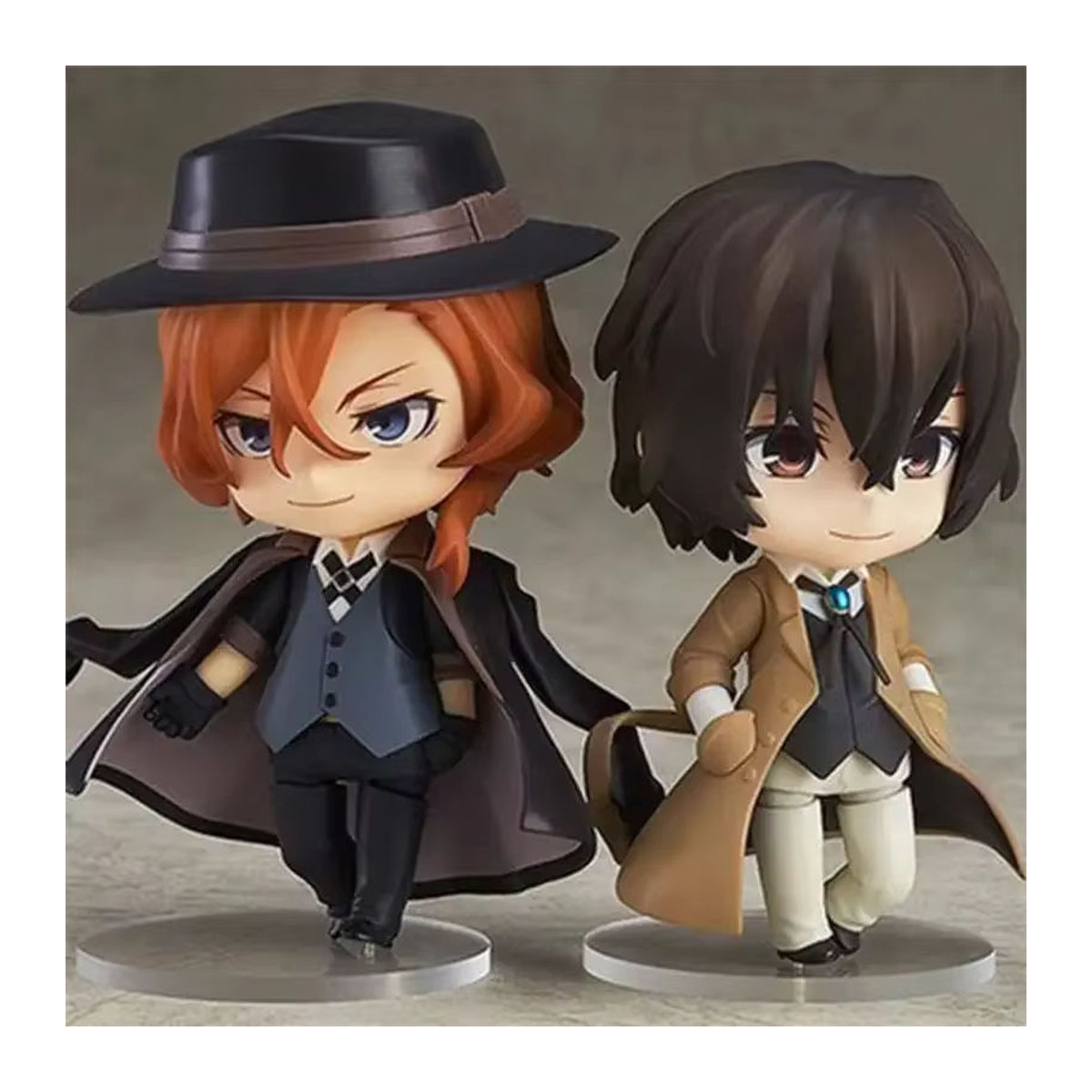 Aixlan Anime Figur Q-Version Dazai Osamu Nakahara Chuuya Mori Ogai Sammelmodell aus Kunststoff, mehrfarbig - Bild 2