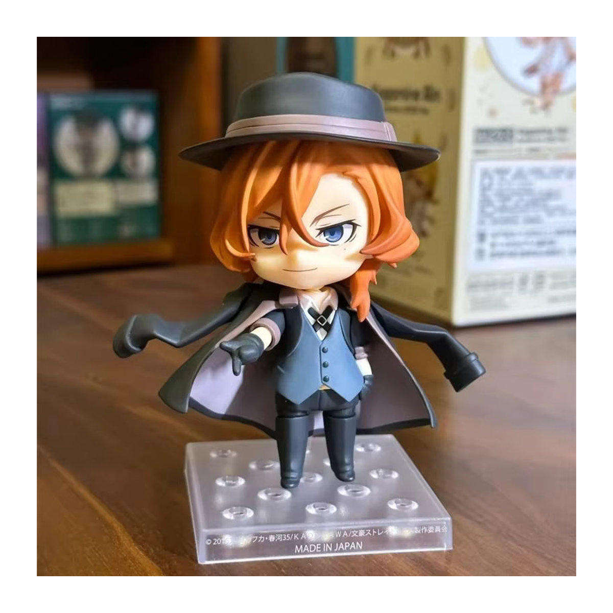 Aixlan Anime Figur Q-Version Dazai Osamu Nakahara Chuuya Mori Ogai Sammelmodell aus Kunststoff, mehrfarbig - Bild 3