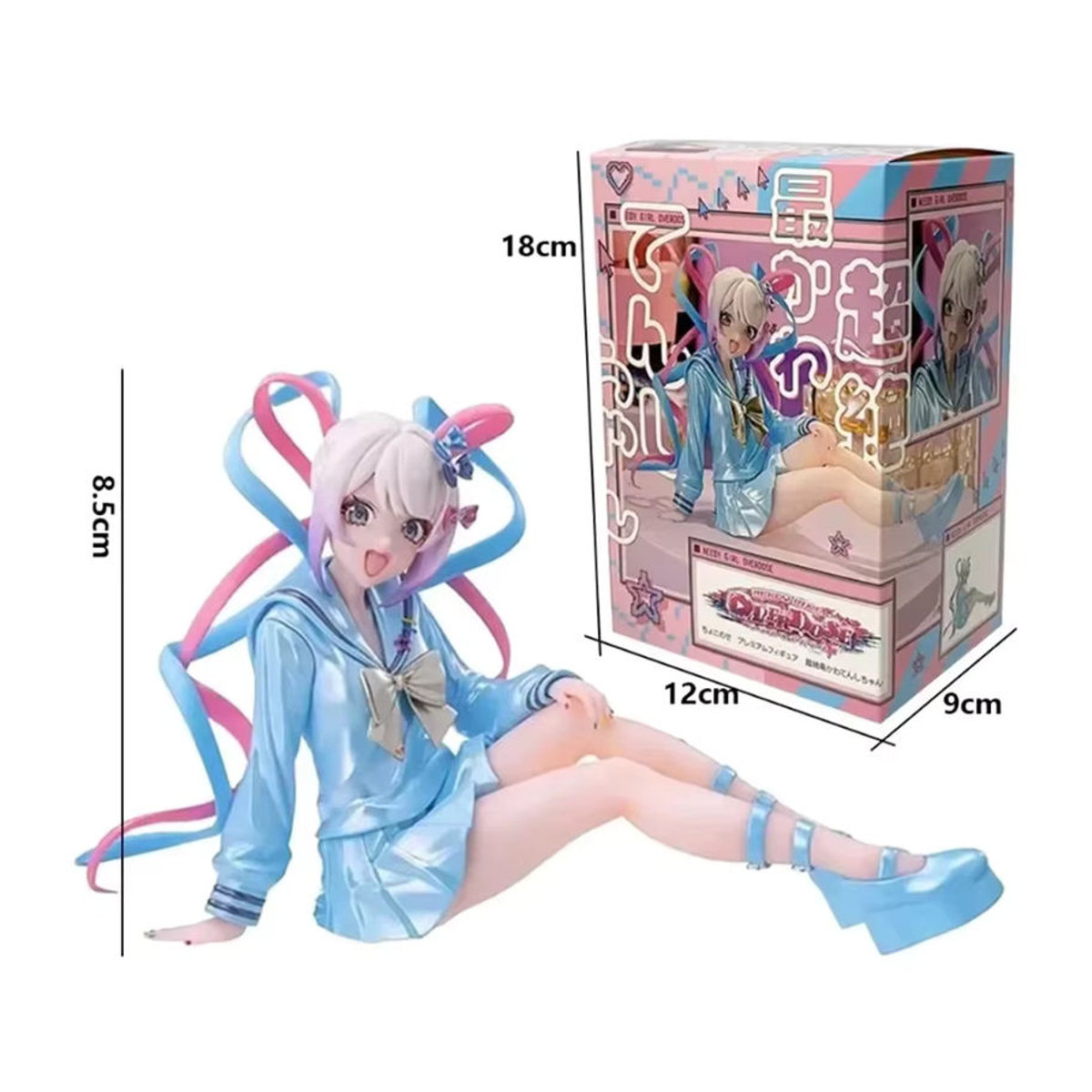 Aixlan Needy Girl Overdose Anime Figur Regen KAnge aus Kunststoff, mehrfarbig - Bild 2