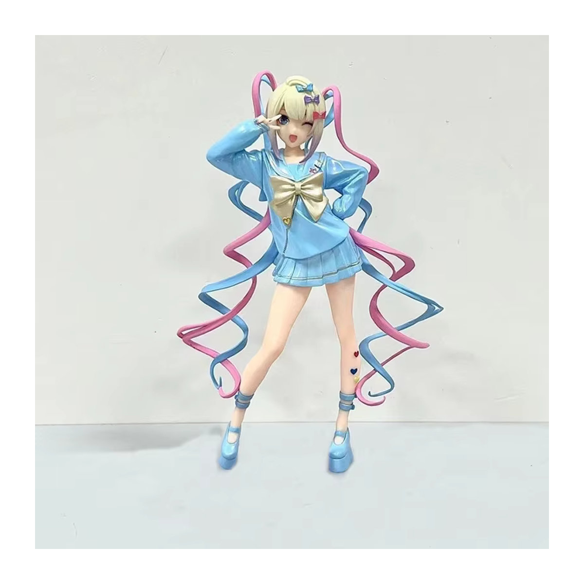 Aixlan Needy Girl Overdose Figur Rain Kange Anime Actionfigur aus Kunststoff in Blau - Bild 2