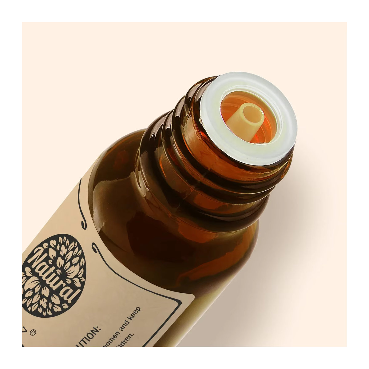AKARZ Ätherische Öle Pflanze und Blume Serie für Aromatherapie und Hautpflege in braunem Glas - Bild 2