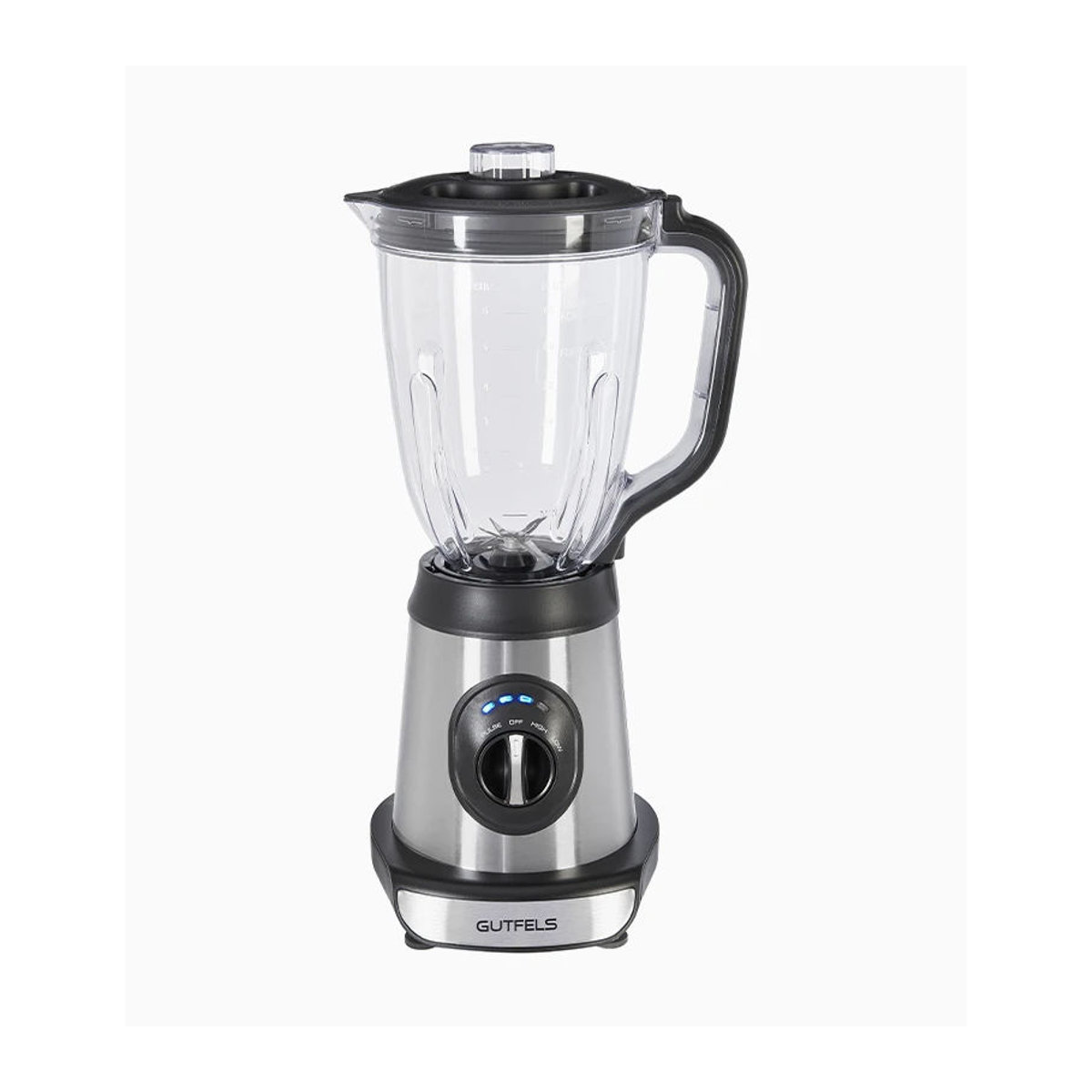 Akku-Standmixer Gutfels MU 8401 SWI mit 240 W Leistung, 1,5 l Volumen und Edelstahlmesser in Silber-Schwarz - Bild 1