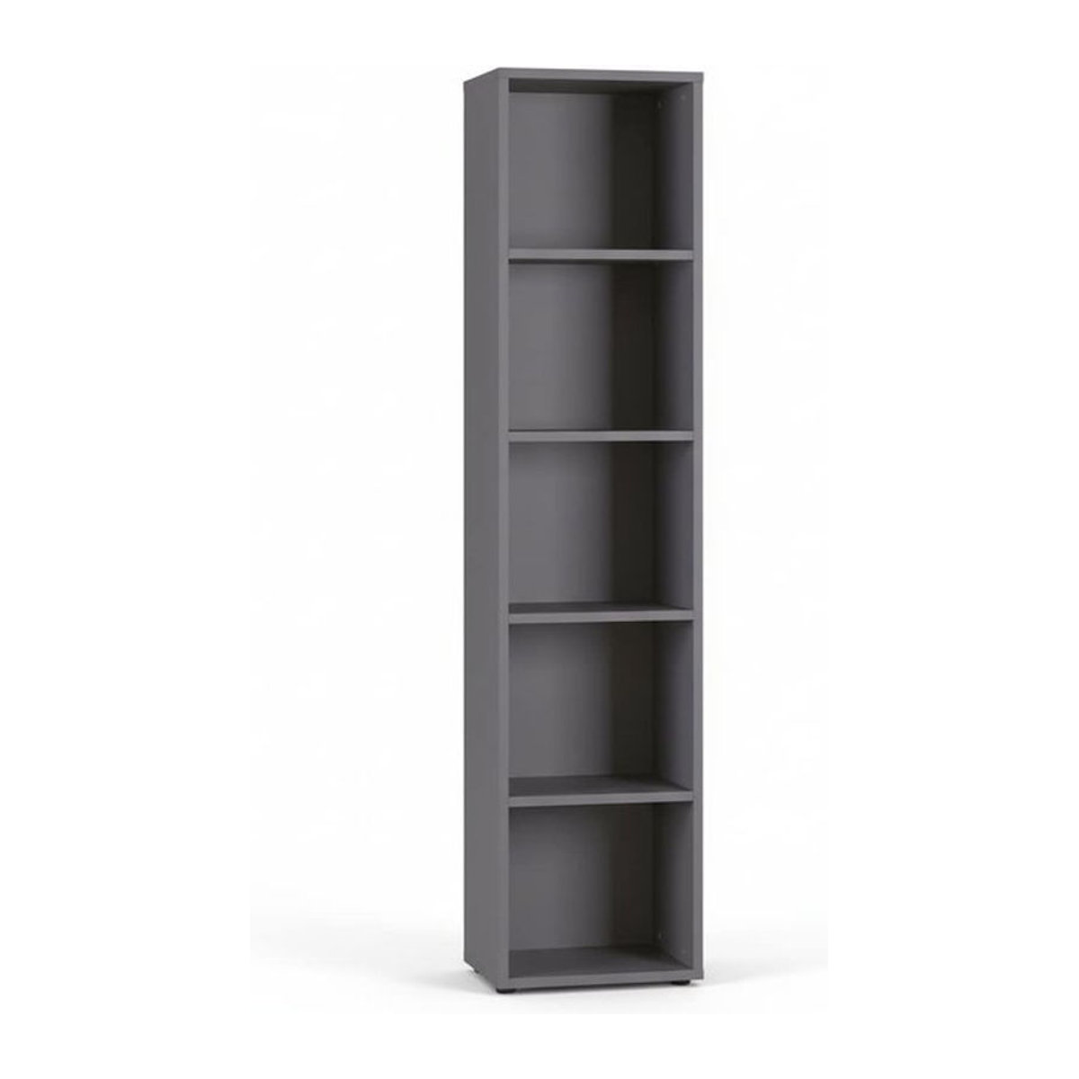 Aktenregal Universal Frankfurt von Kadima Design, Anthrazit, Höhe: 197 cm, 5 Ordnerhöhen, extra stabil bis 30 kg, Made in Germany - Bild 1
