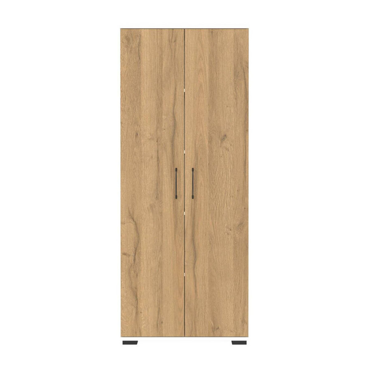 Aktenschrank Profi 2.0 Germania mit Drehtüren in Eiche Natur, Weiß oder Schwarz, B/H/T: 80 x 200 x 40 cm - Bild 3