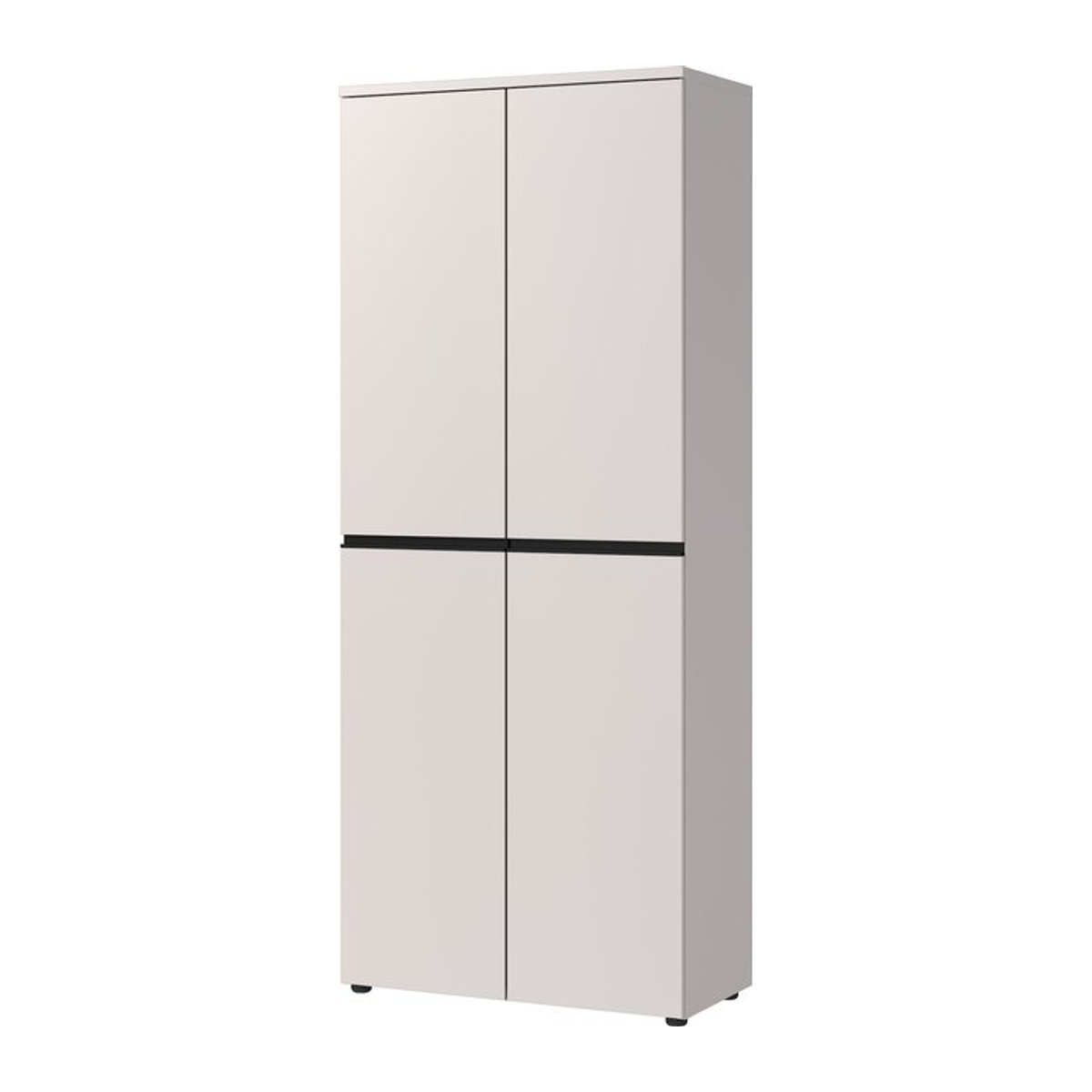 Aktenschrank Stuttgart von Kadima Design in Greige mit 5 Ordnerhöhen und Soft-Close, B/T/H: 81 x 40 x 197 cm - Bild 1
