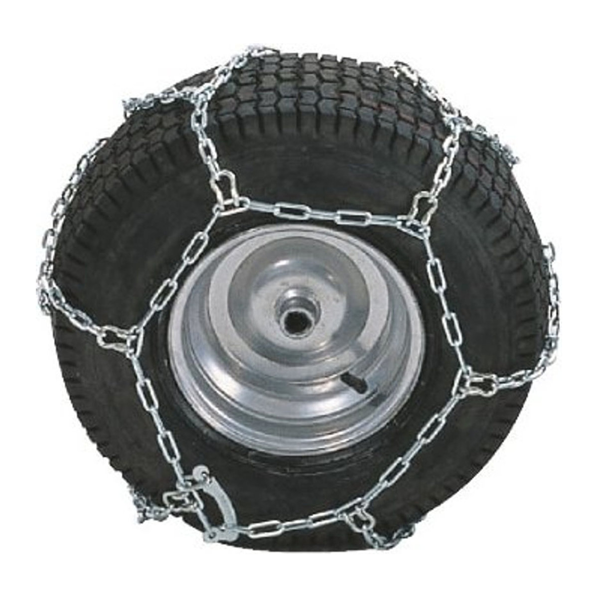 AL-KO Schneeketten Rallye für Rasentraktoren, Reifengröße 18x8,5-8, silberfarben, aus Metall - Bild 2