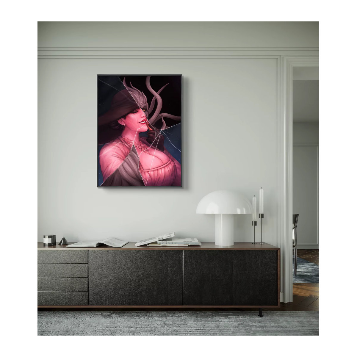 Alcina Diamantmalerei Kit DIY 5D Diamantstickerei Mosaik Wandbild für Erwachsene, mehrfarbig, wandmontiert, rechteckig - Bild 2