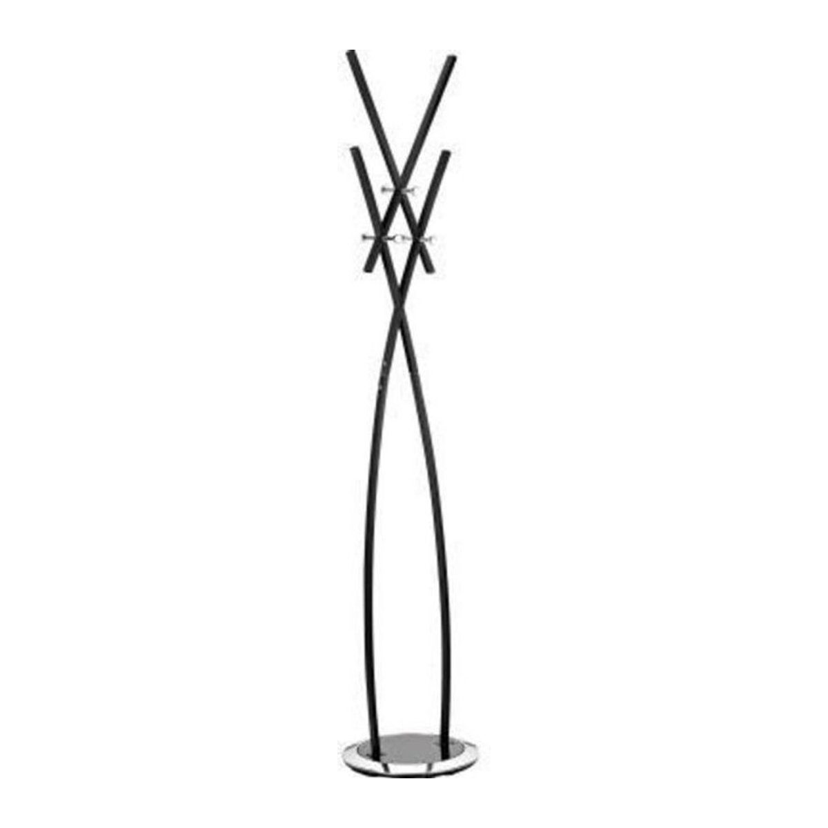ALCO Garderobenständer aus Metall in Schwarz mit Tiefe: 37 cm und Höhe: 182 cm - Bild 2