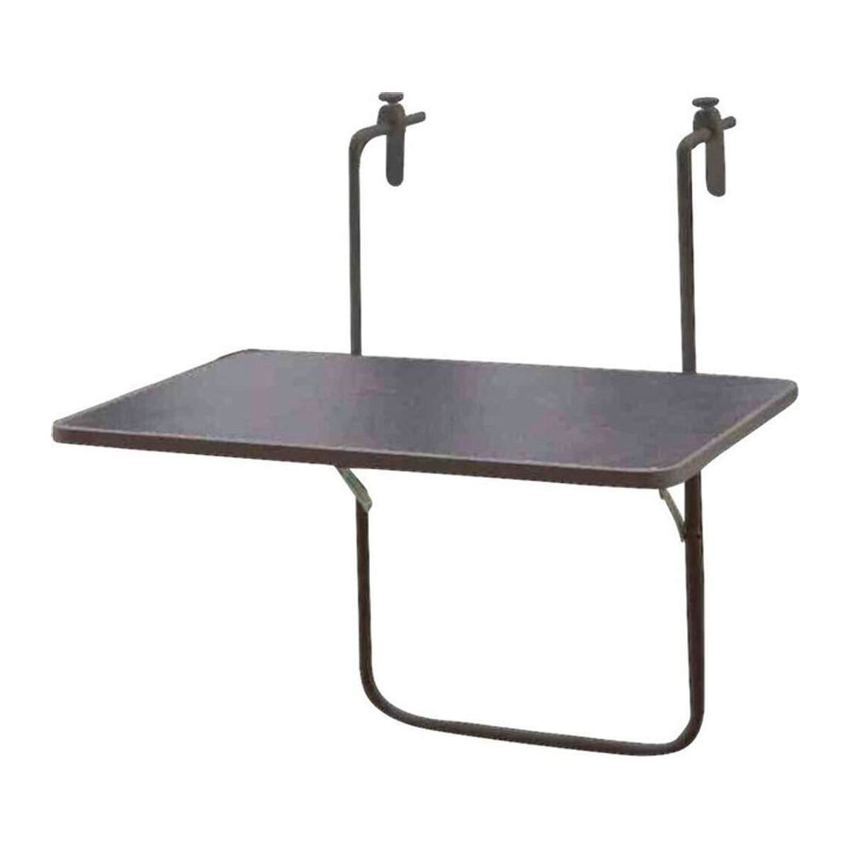 Alco Hängetisch Alcotop rechteckig in Anthrazit und Grau aus Kunststoff und Stahl B/H/L: 40 x 60 x 60 cm - Bild 1