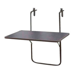 Alco Hängetisch Alcotop rechteckig in Anthrazit und Grau aus Kunststoff und Stahl B/H/L: 40 x 60 x 60 cm