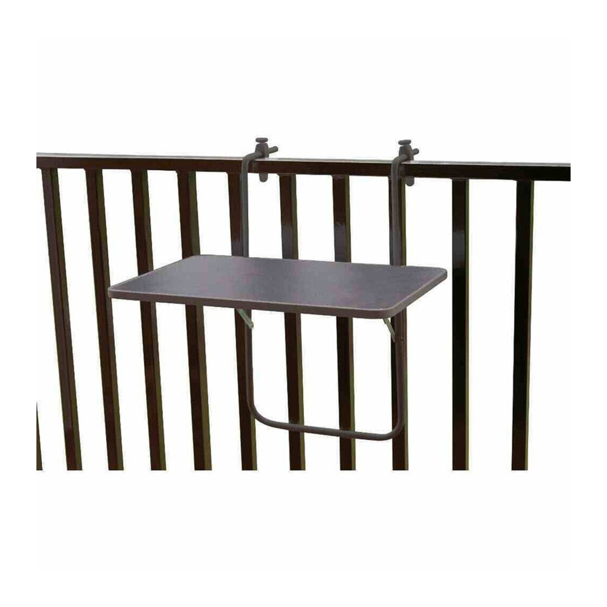 Alco Hängetisch Alcotop rechteckig in Anthrazit und Grau aus Kunststoff und Stahl B/H/L: 40 x 60 x 60 cm - Bild 2