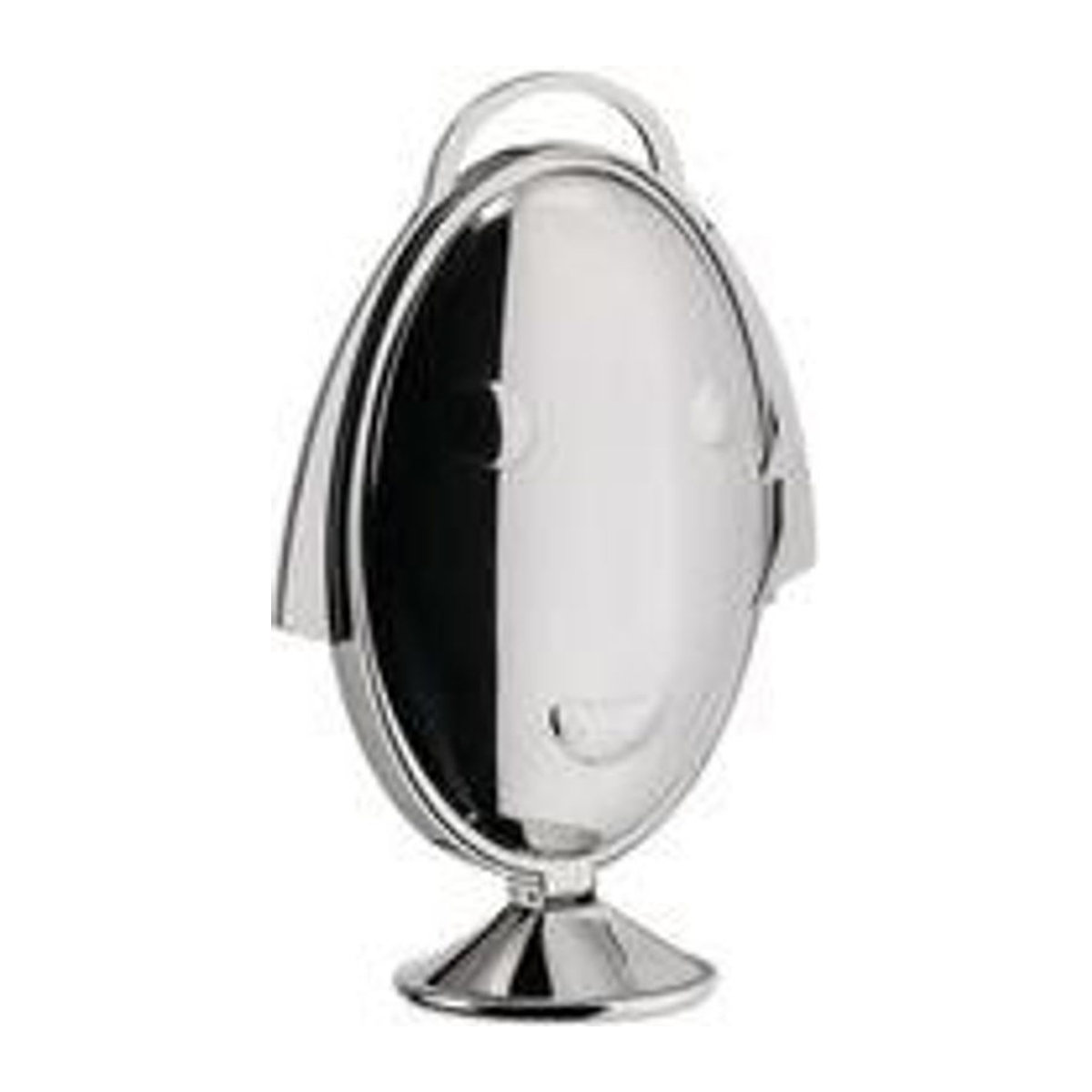 Alessi Anna Gong Etagere AM37 aus Edelstahl in Silber, ovale Dekoration - Bild 1